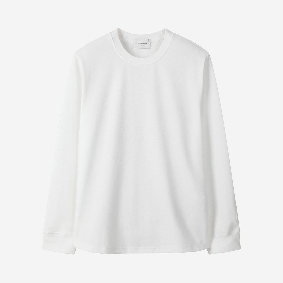 CWTAA24512WHX Customellow Sleeve Rib T-Shirt White - 대표 이미지 #1