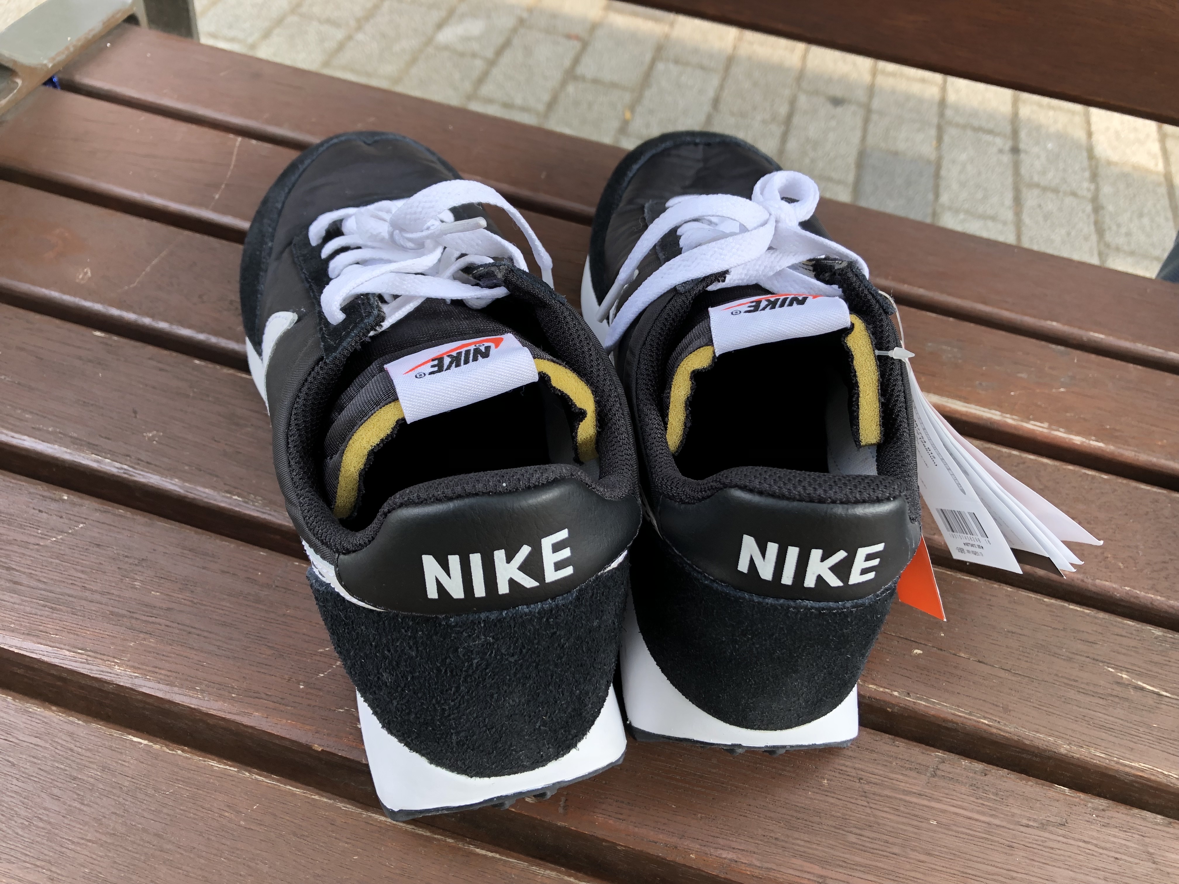 Nike Air Tailwind 79 Black White 착용 스타일 - 2