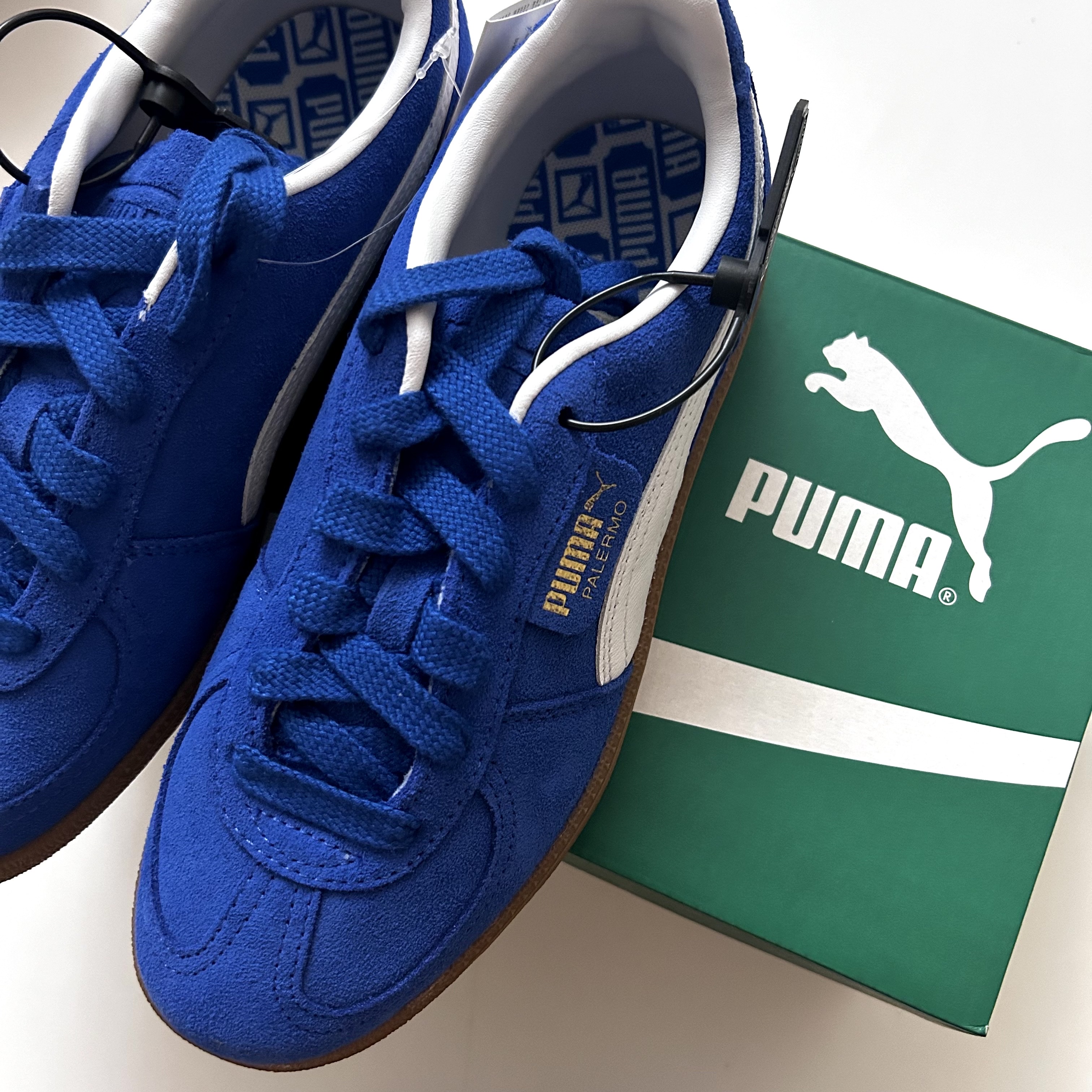 Puma Palermo Cobalt Glaze White 착용 스타일 - 1