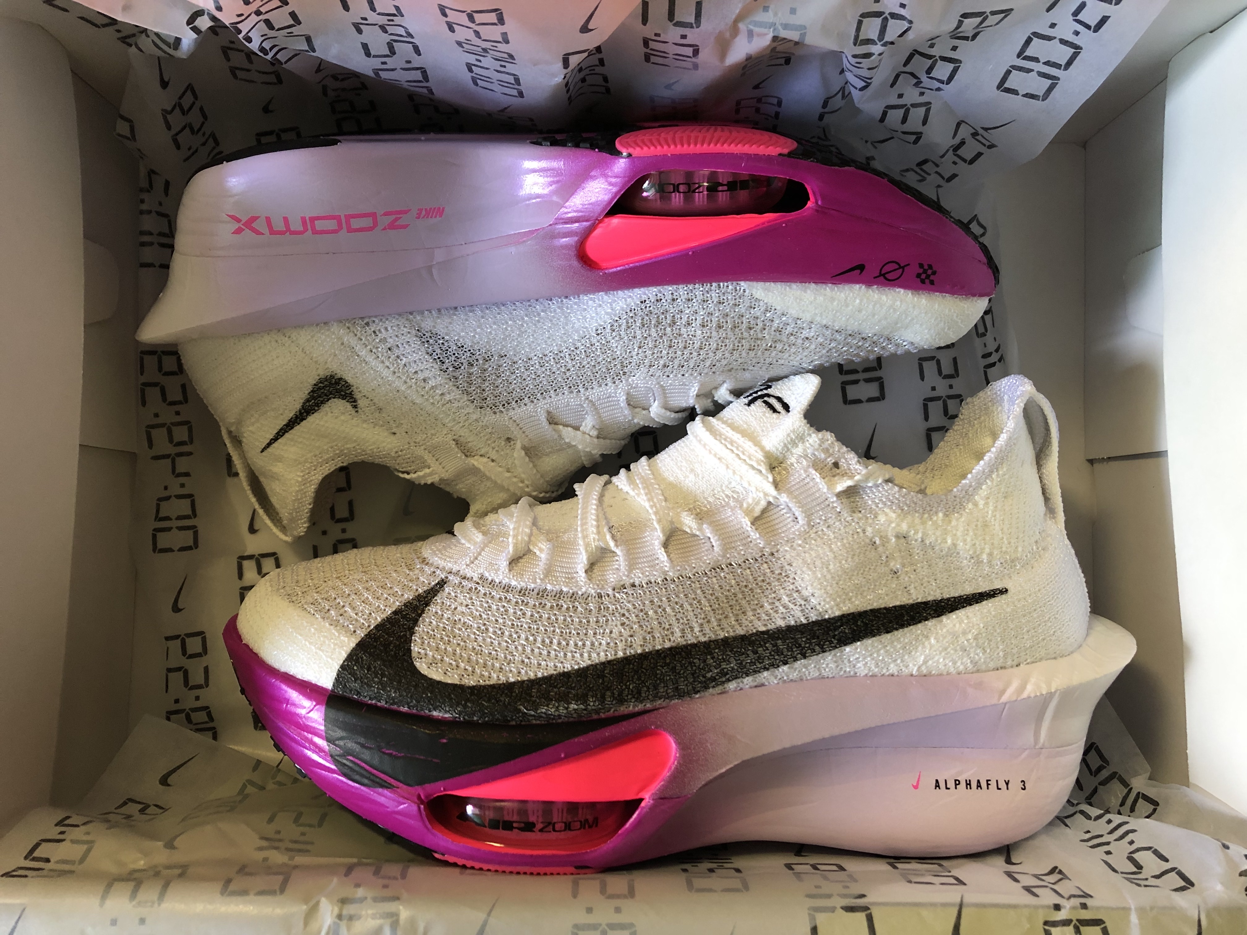 (W) Nike Air Zoom Alphafly Next% 3 Hyper Pink 착용 스타일
