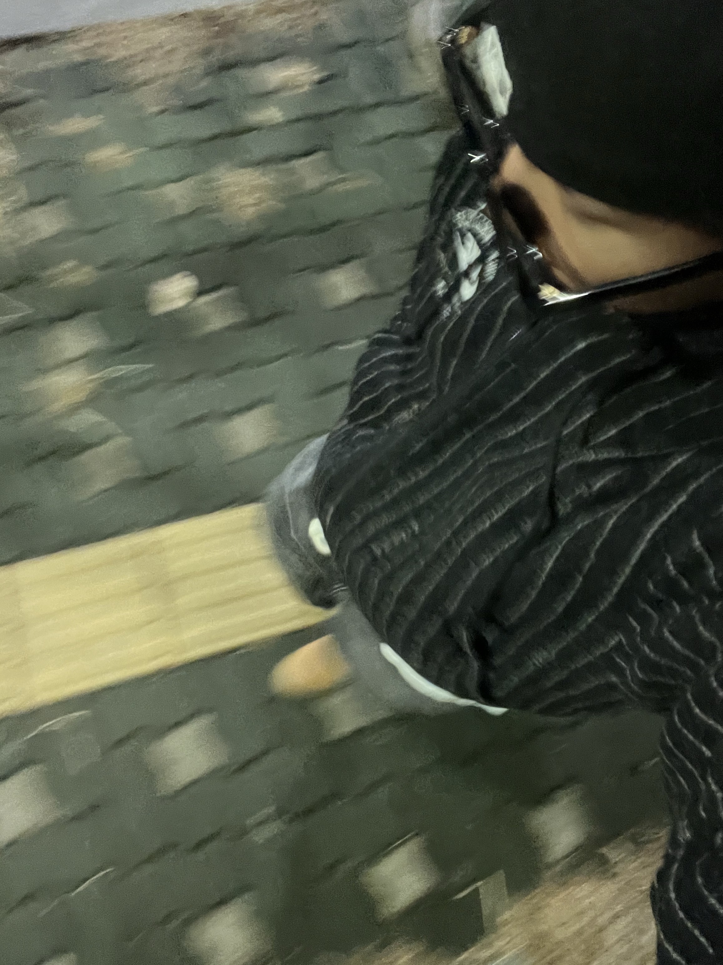 Nike x Stussy NRG Striped Wool Jacket Black (DR4023-010) 착용 스타일 - 3