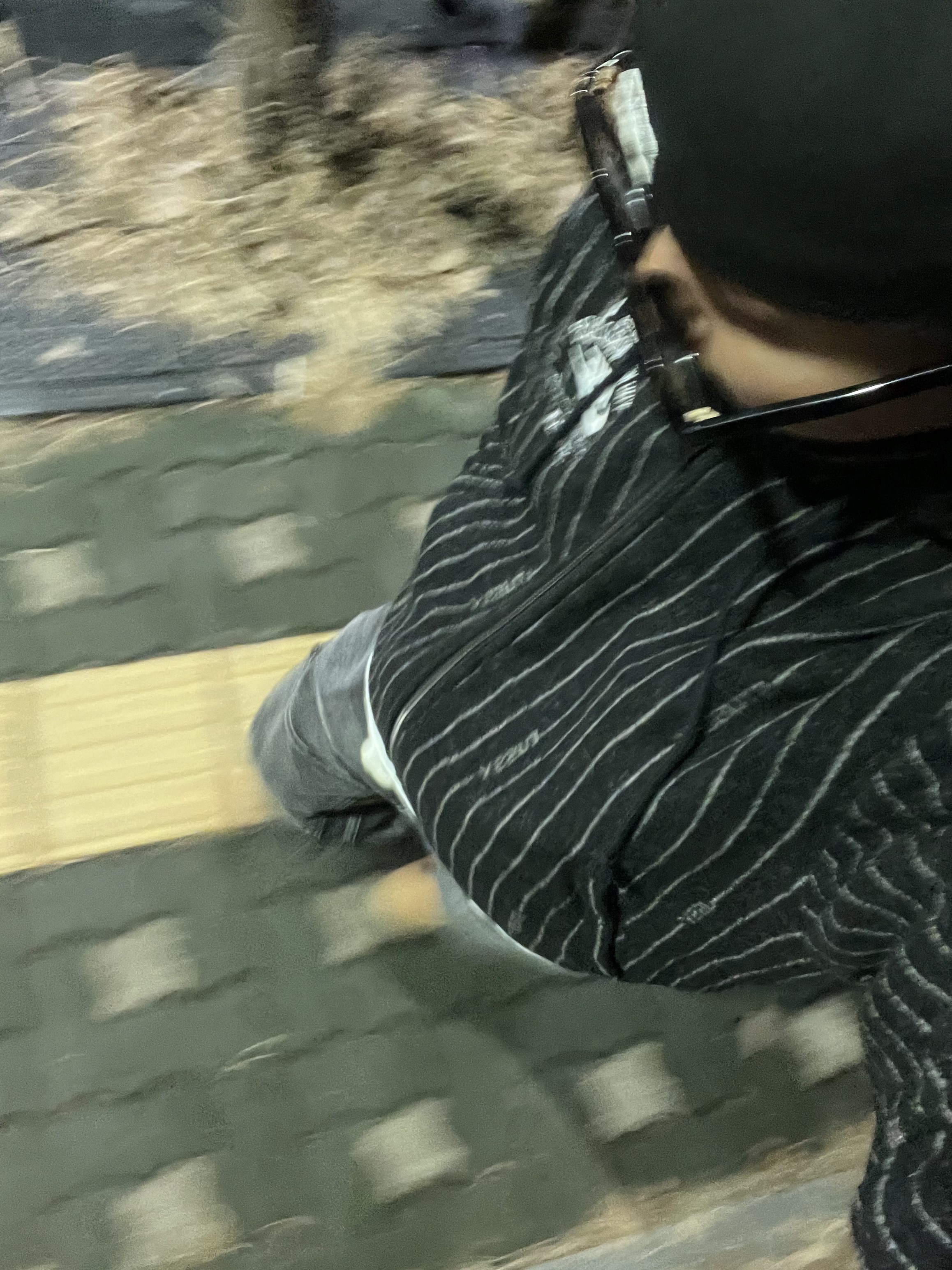 Nike x Stussy NRG Striped Wool Jacket Black (DR4023-010) 착용 스타일 - 5