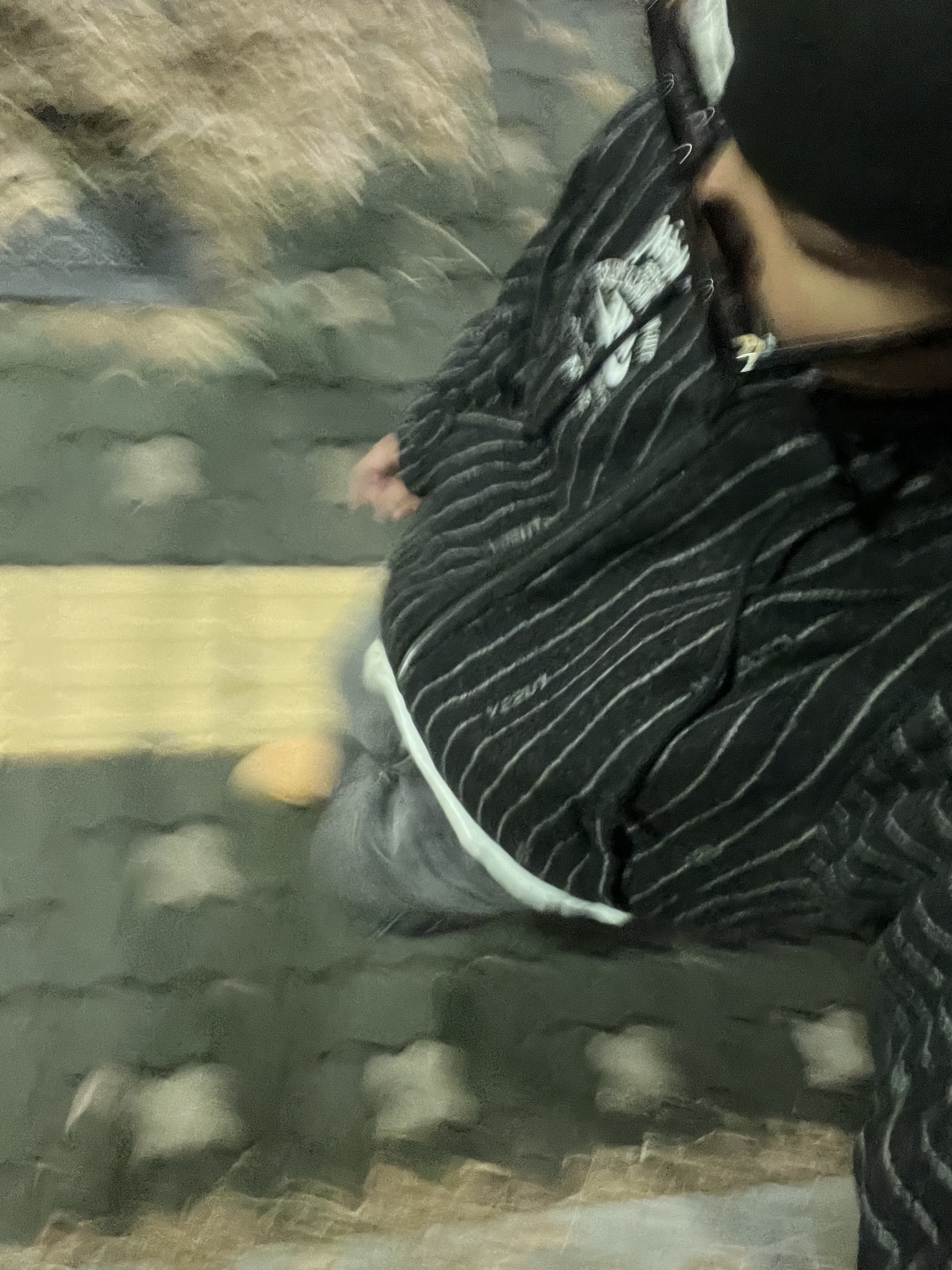 Nike x Stussy NRG Striped Wool Jacket Black (DR4023-010) 착용 스타일 - 4