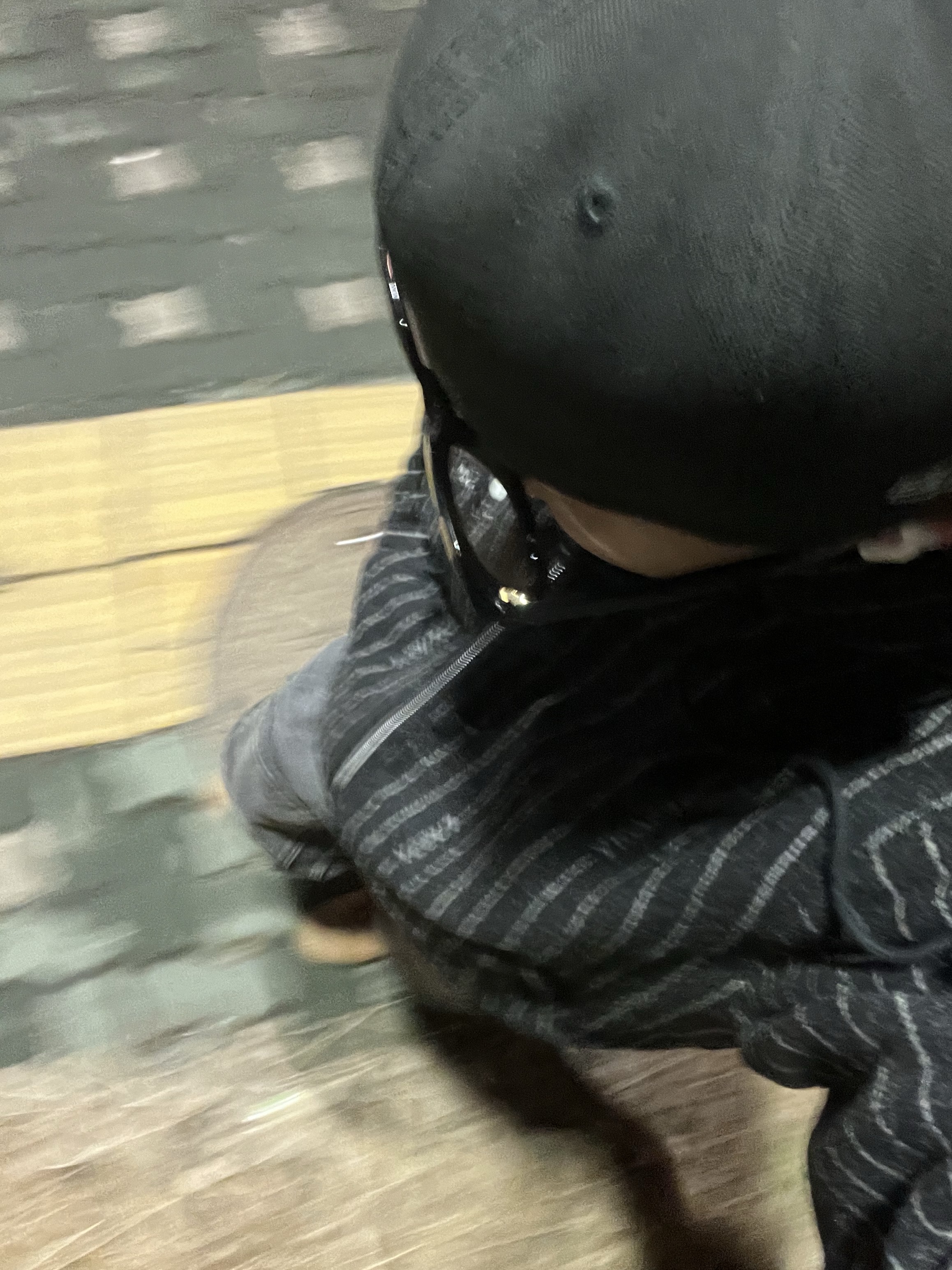 Nike x Stussy NRG Striped Wool Jacket Black (DR4023-010) 착용 스타일 - 2