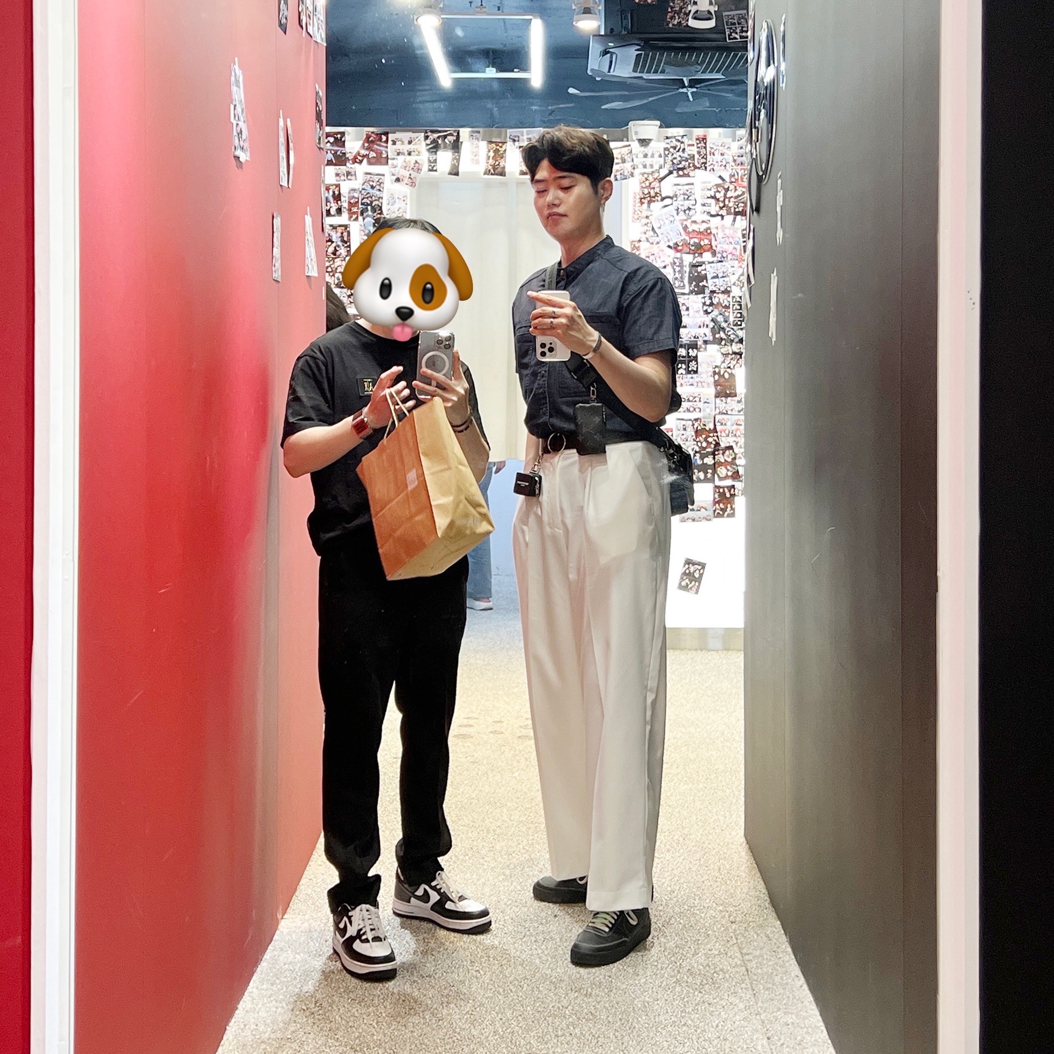 Nike Killshot 2 Black Phantom, Wooyoungmi Leather AirPods Case Black 착용 스타일 - 2