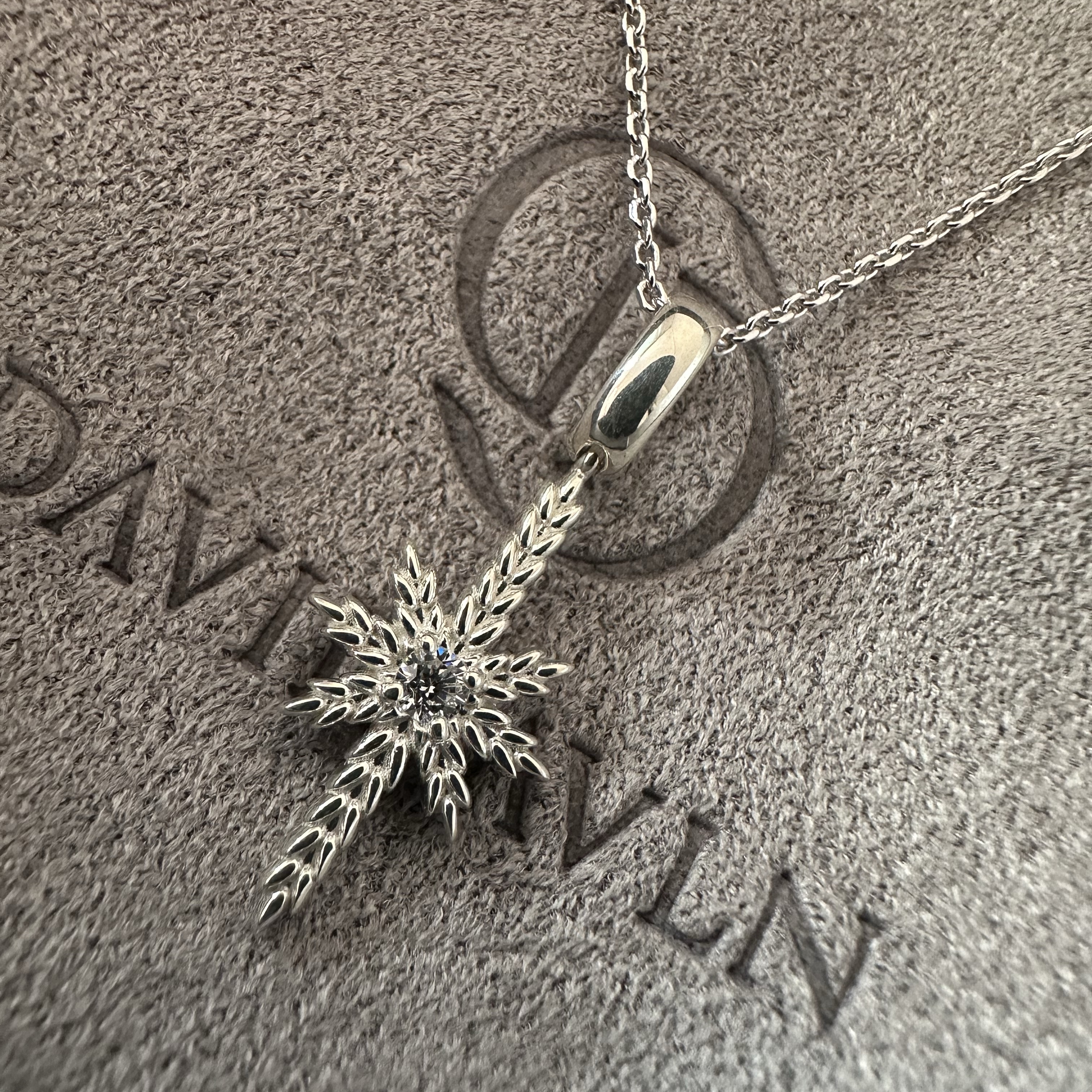[프리오더] KID MIILI x DAVID AVLN Glacier Diamond Pendant 2.0 착용 스타일