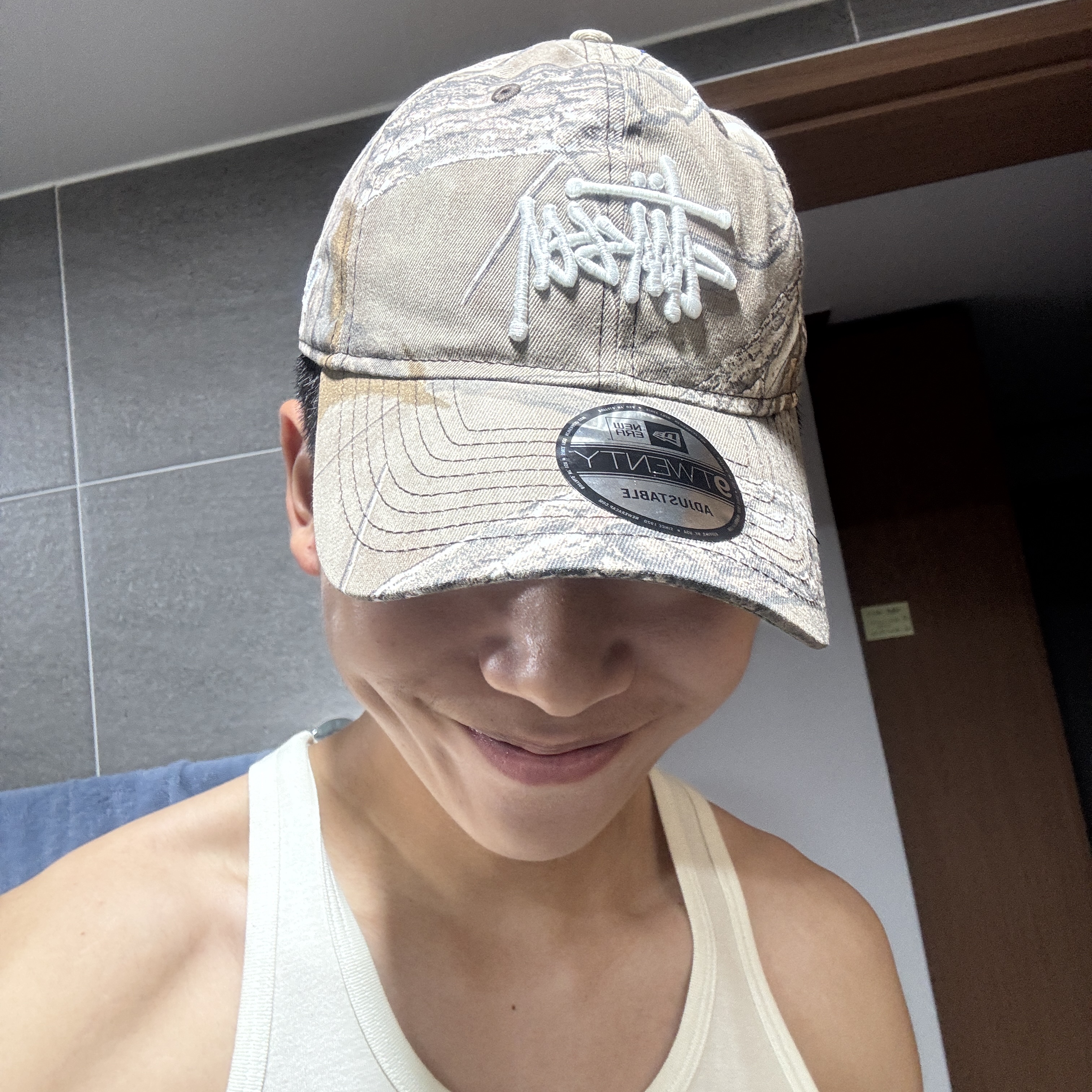 Stussy Basic New Era 9Twenty Basic Strapback Real Tree Edge 착용 스타일
