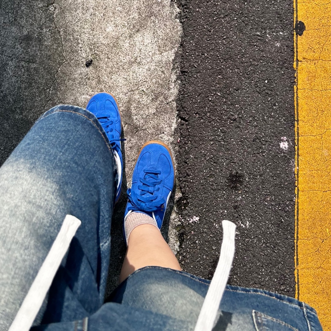 Puma Palermo Cobalt Glaze White 착용 스타일 - 2