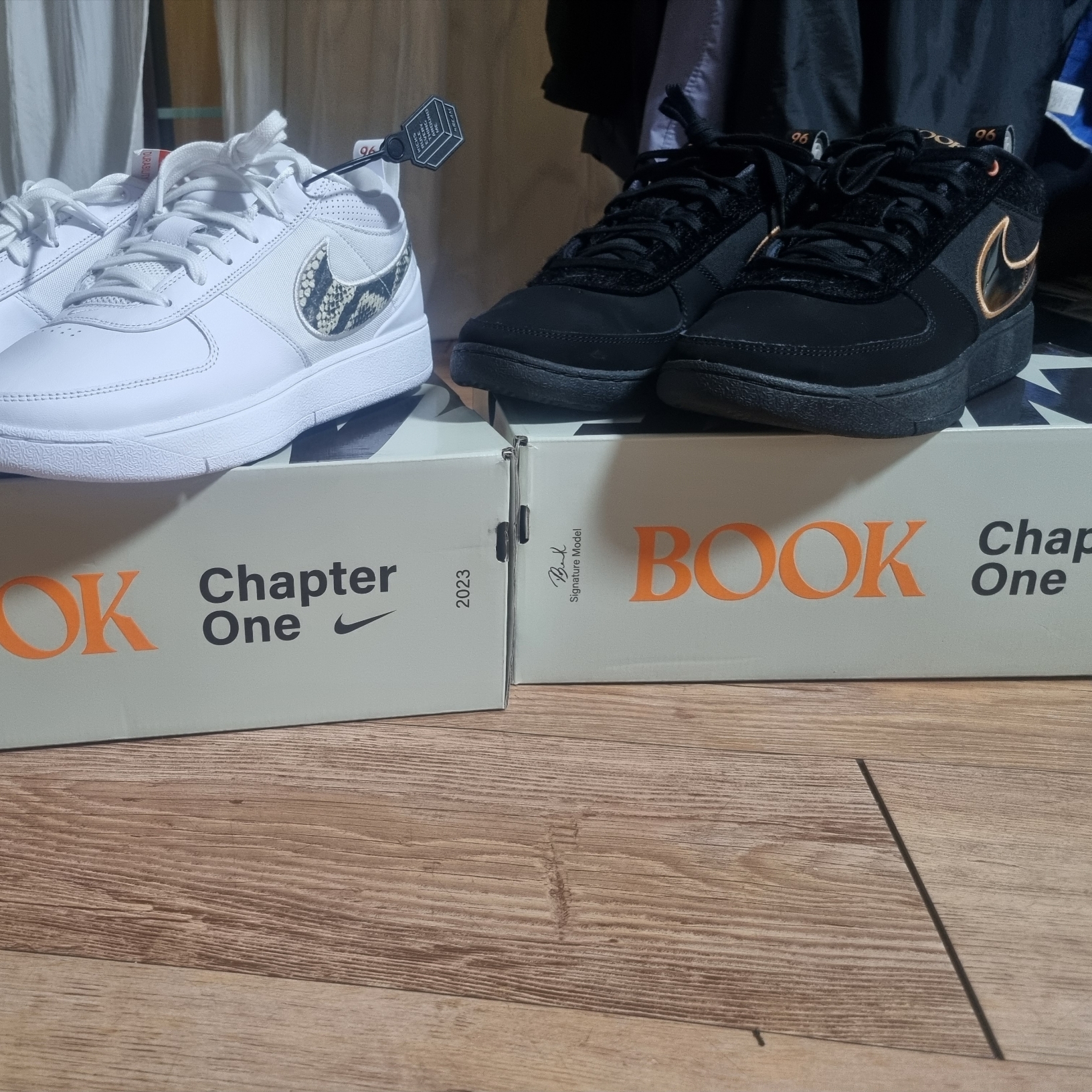 Nike Book 1 EP White Light Orewood Brown, Nike Book 1 EP Haven 착용 스타일