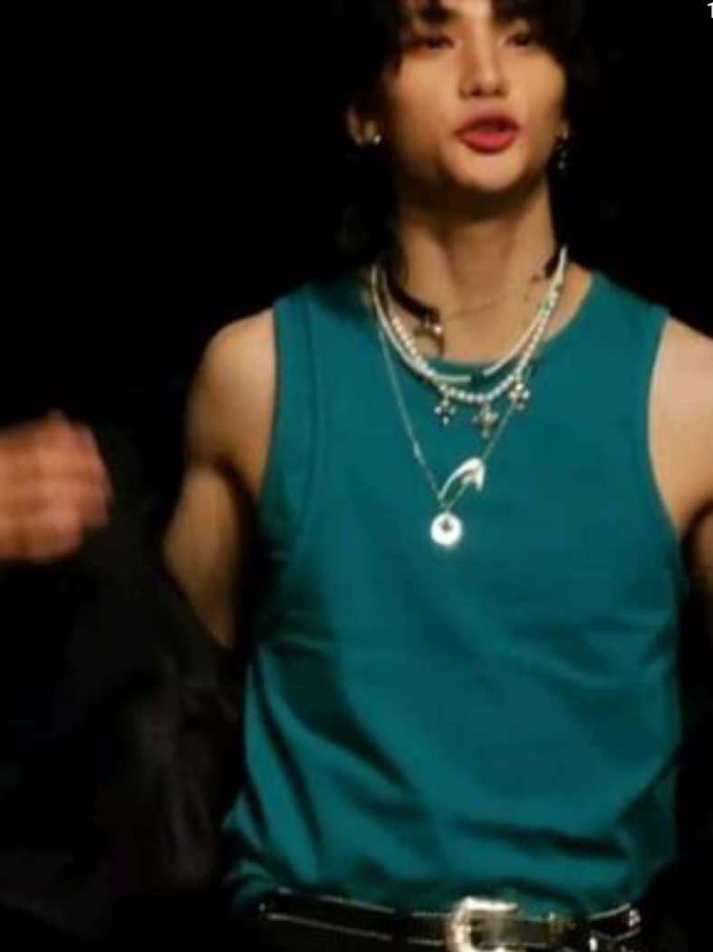 Ader Error A Peec Logo Sleeveless Green 착용 스타일 - 1