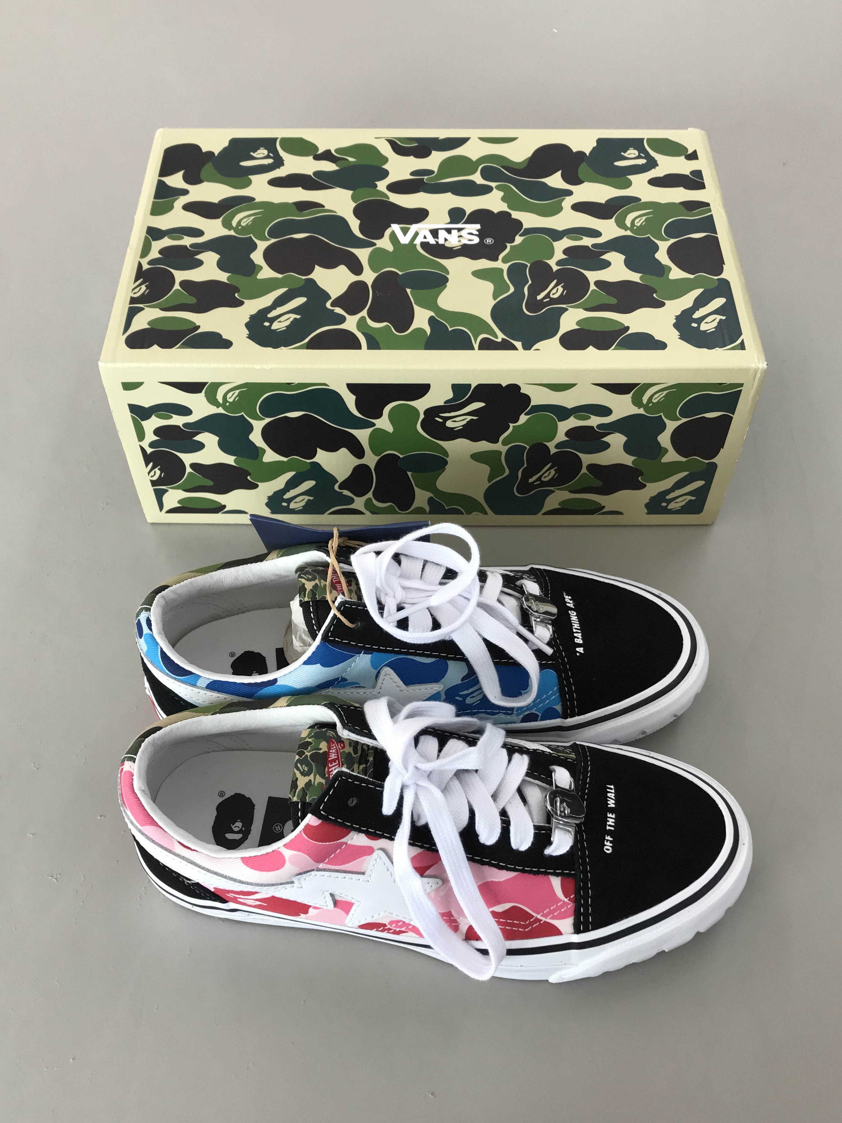 Vans x BAPE Old Skool TB LX Black 착용 스타일