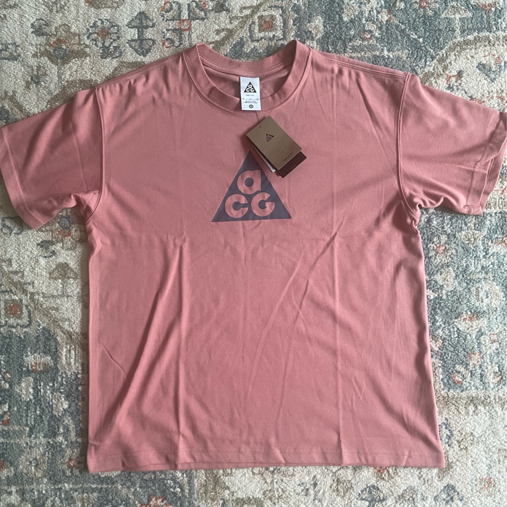 Nike ACG Dri-Fit T-Shirt Red Stardust - Asia 착용 스타일 - 1
