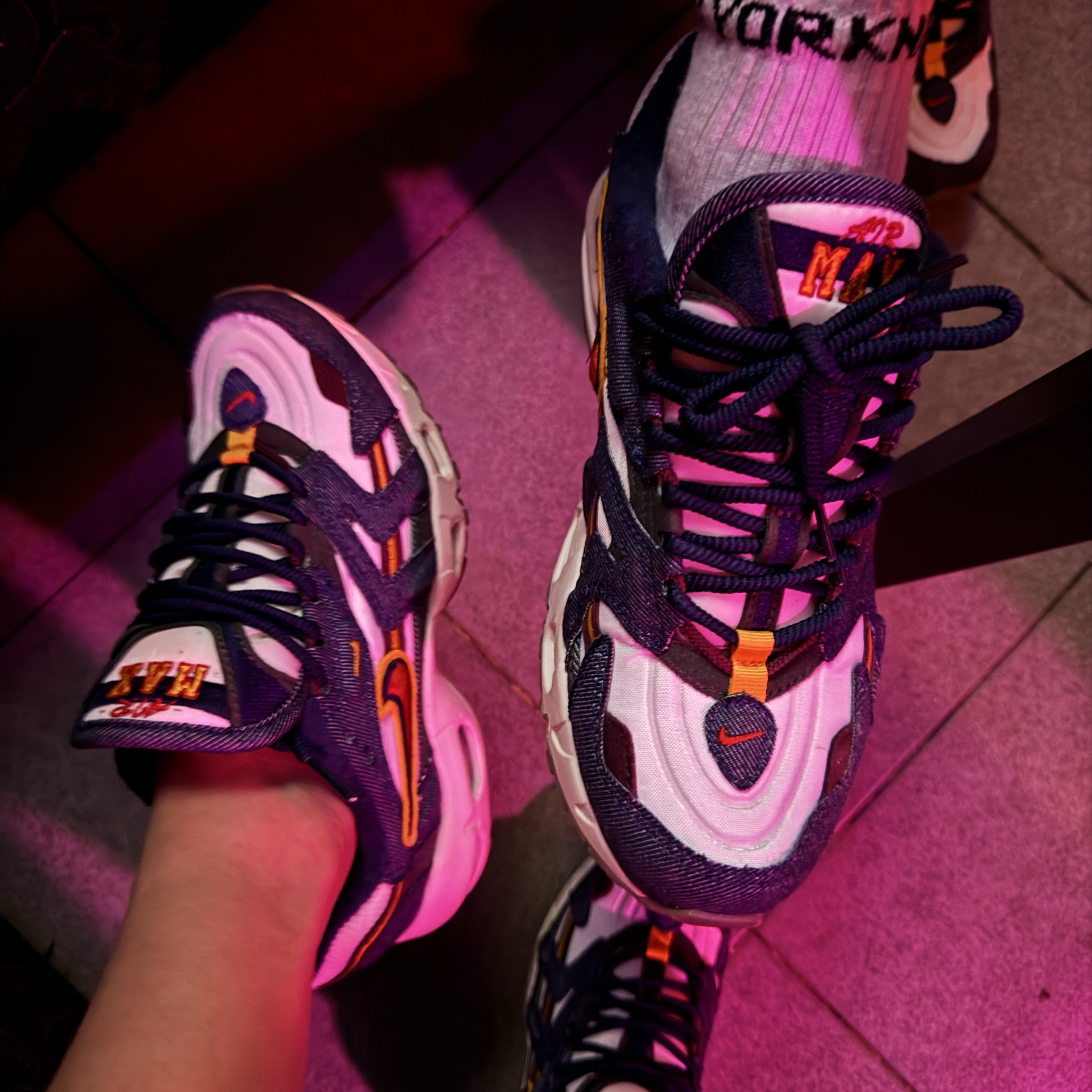Nike Air Max 96 II QS Dark Denim 착용 스타일