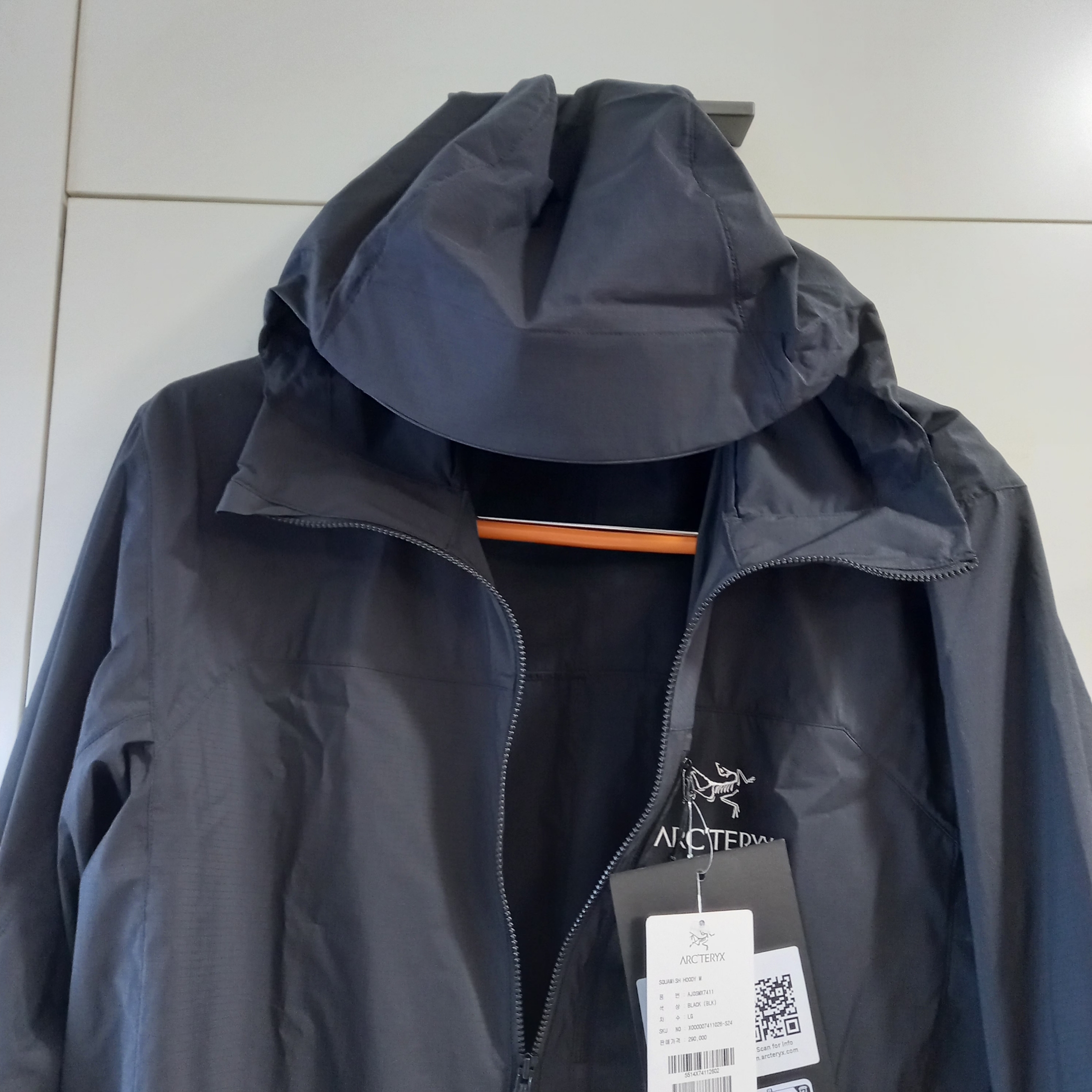 Arc'teryx Squamish Hoody Black 착용 스타일 - 5