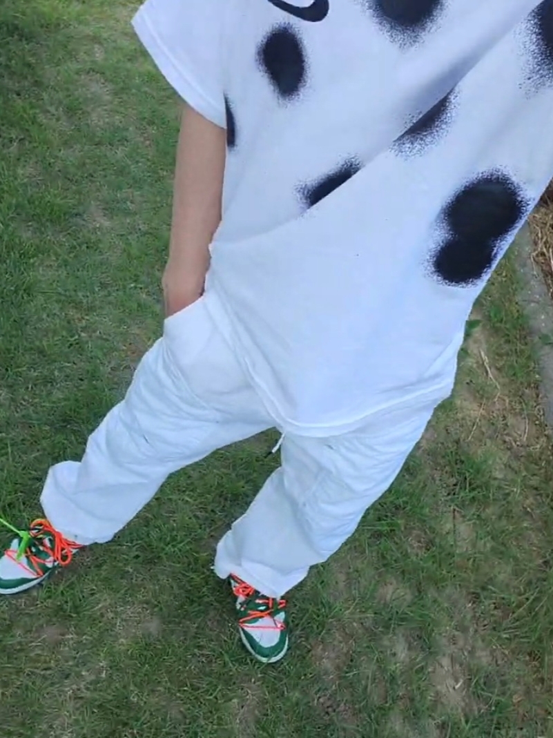 Nike x Off-White NRG Short Sleeve T-Shirt White, Balenciaga Swift Oval Sunglasses Silver 착용 스타일 - 2