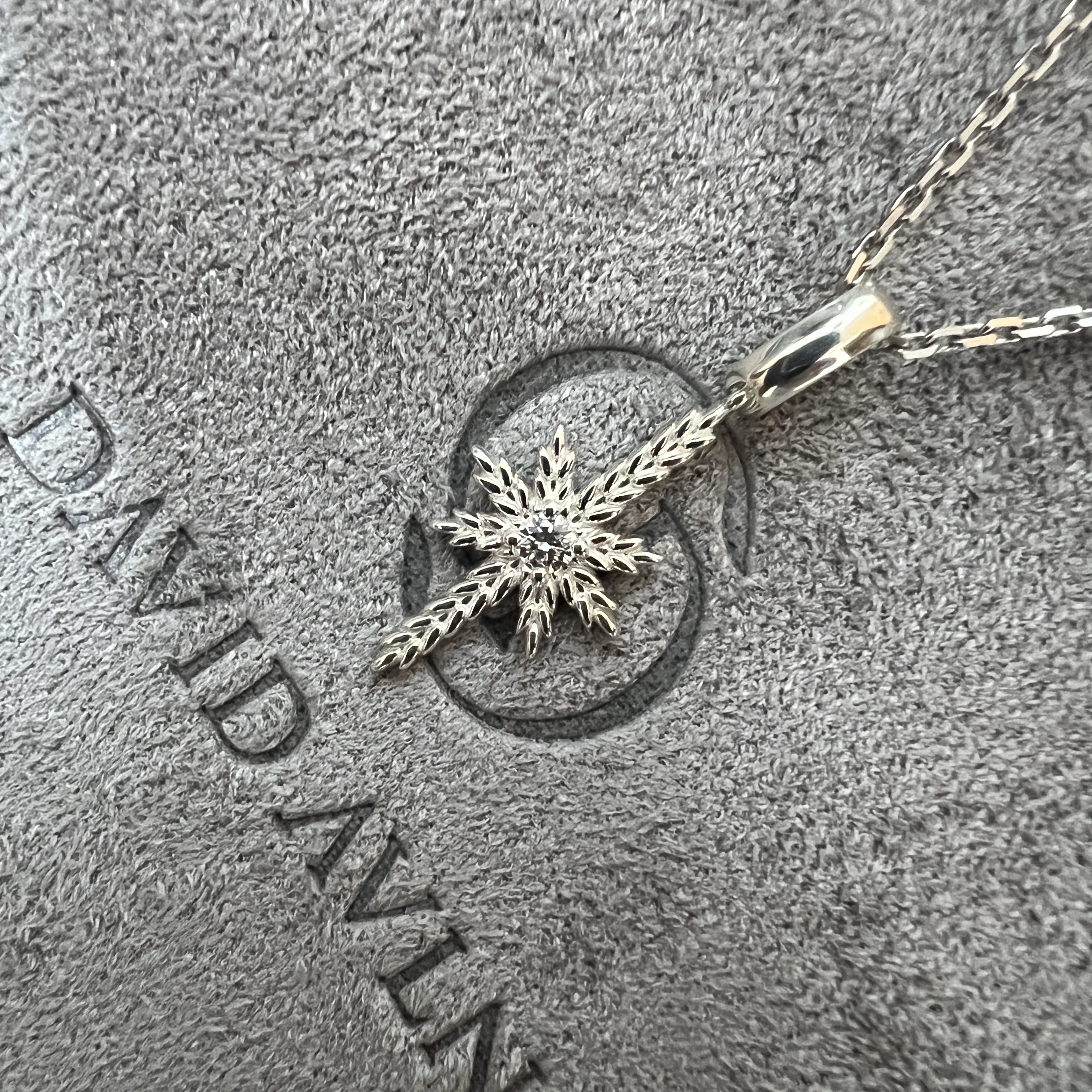 [프리오더] KID MIILI x DAVID AVLN Glacier Diamond Pendant 2.0 착용 스타일 - 2