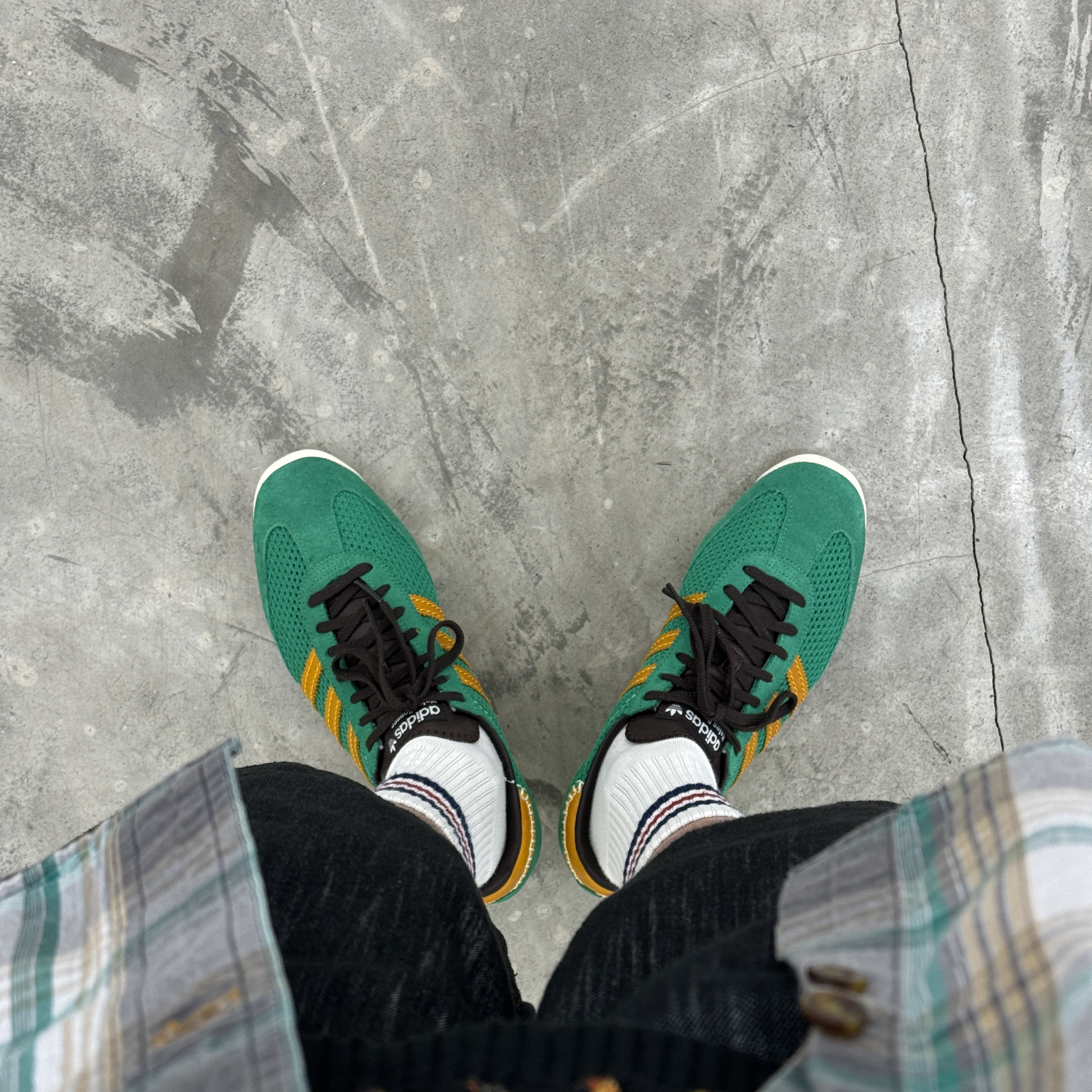 Adidas x Wales Bonner SL 72 Knit Green 착용 스타일
