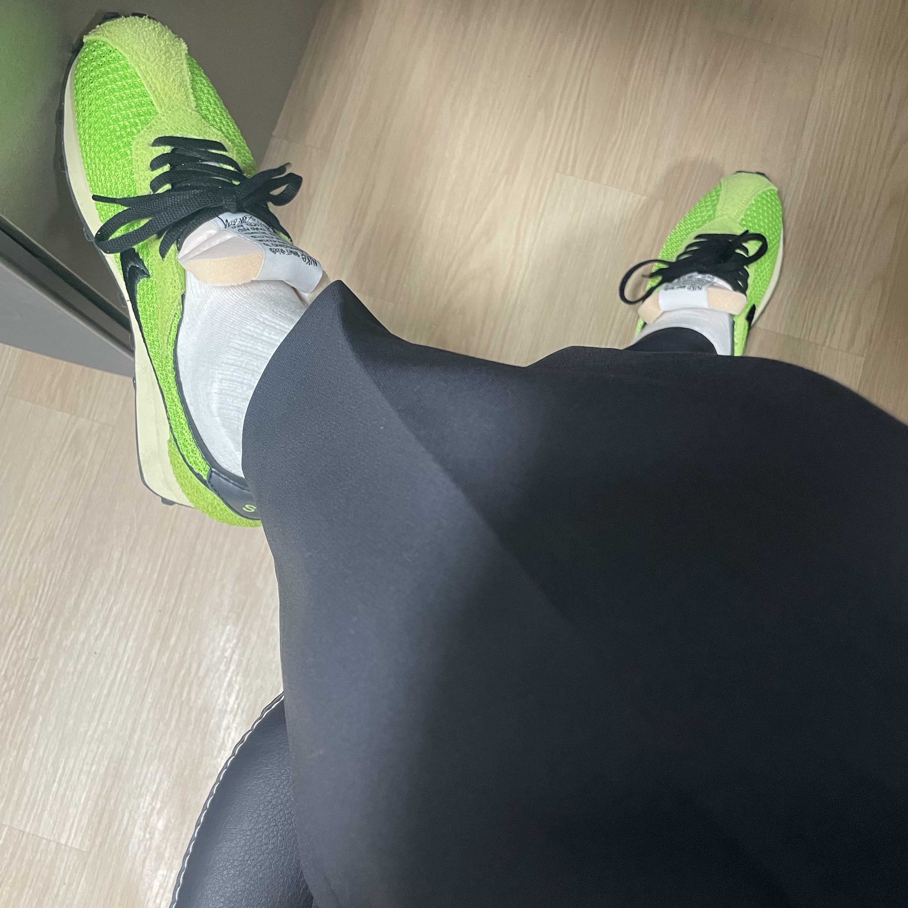 Nike x Stussy LD-1000 SP Action Green and Black 착용 스타일