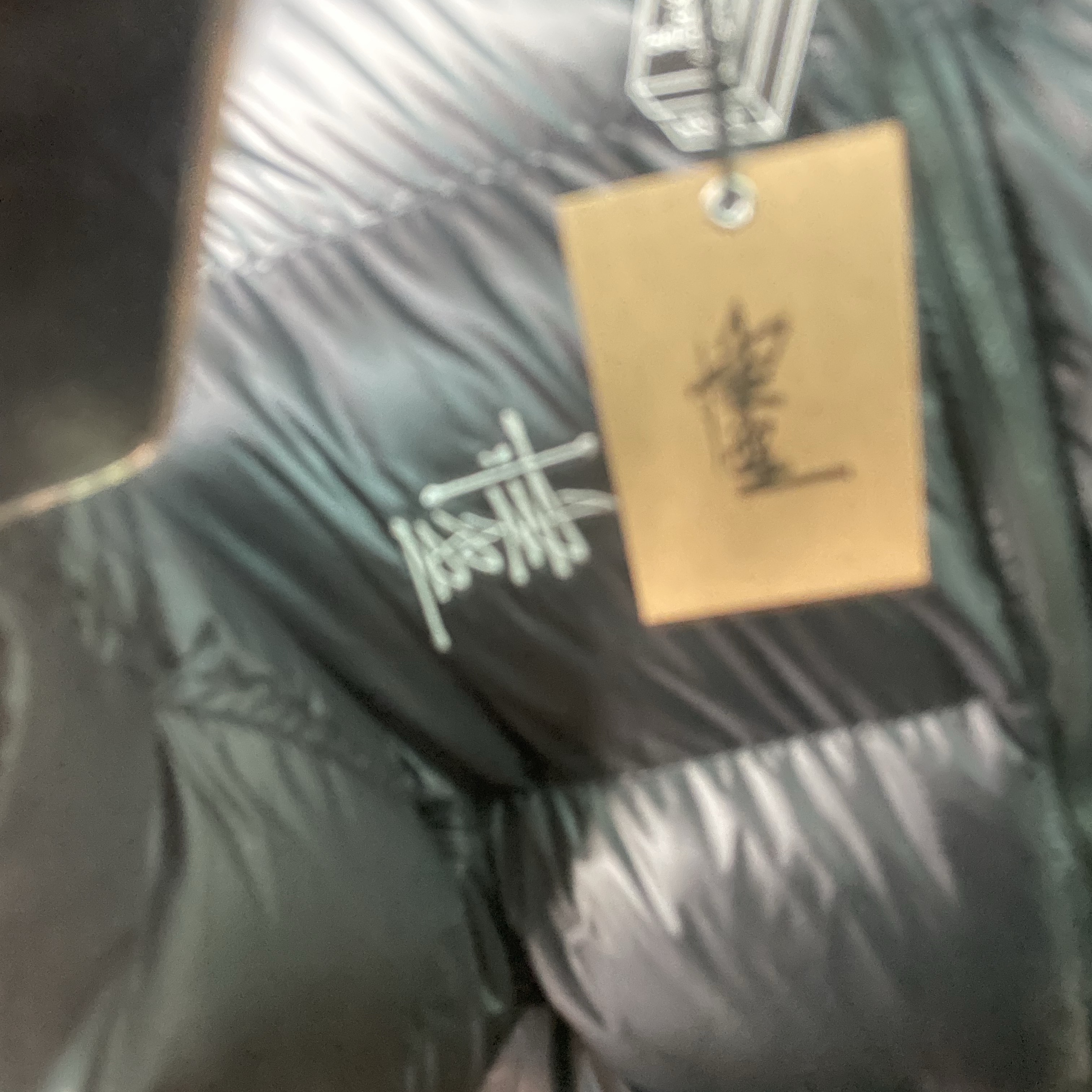 Stussy Down Parka Micro Ripstop Phantom Black 착용 스타일