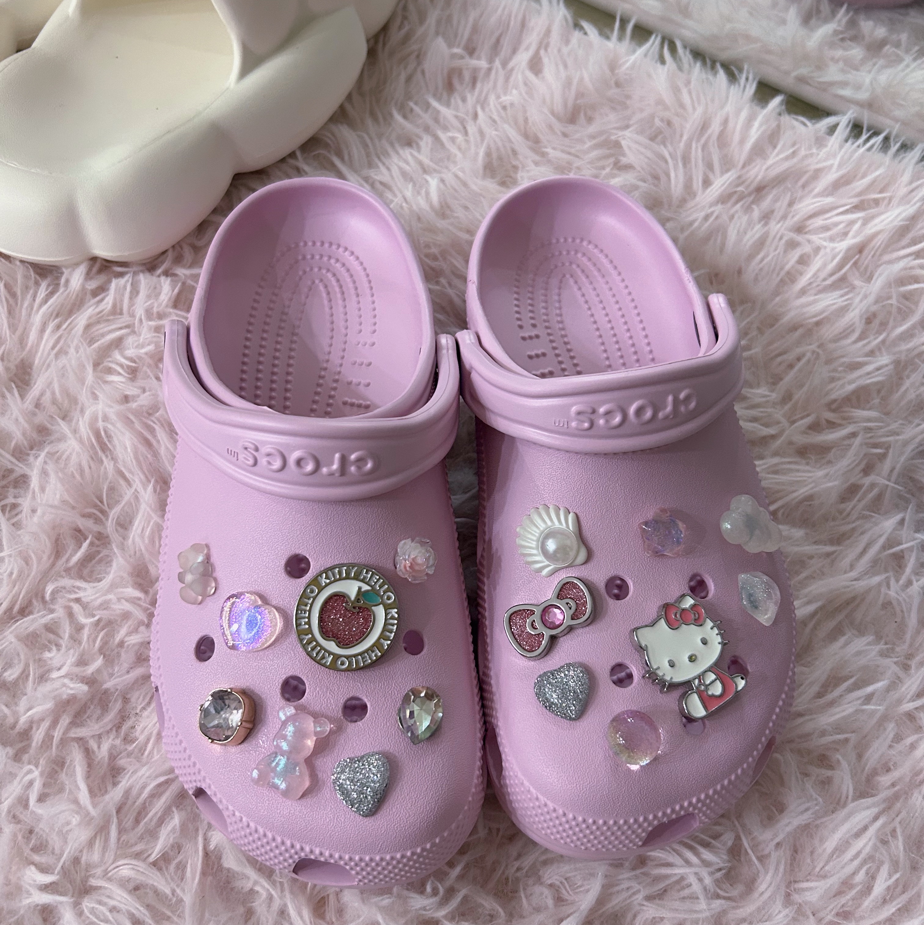 Crocs Classic Clog Ballerina Pink 착용 스타일