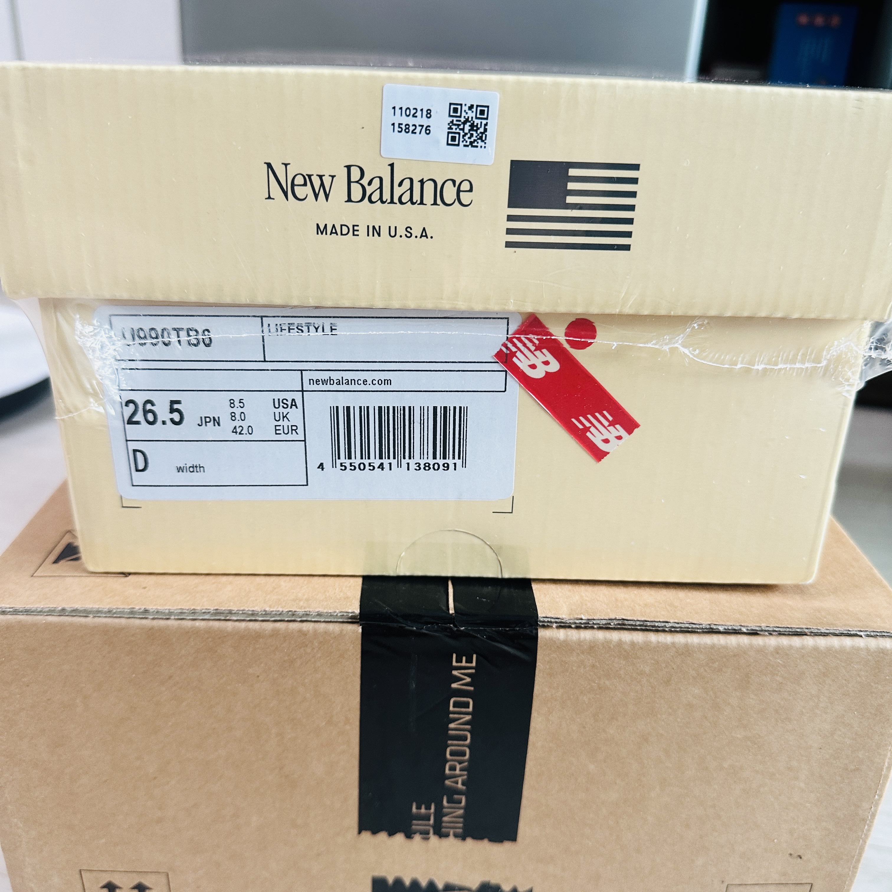 New Balance 990v6 Made in USA True Camo 착용 스타일 - 1