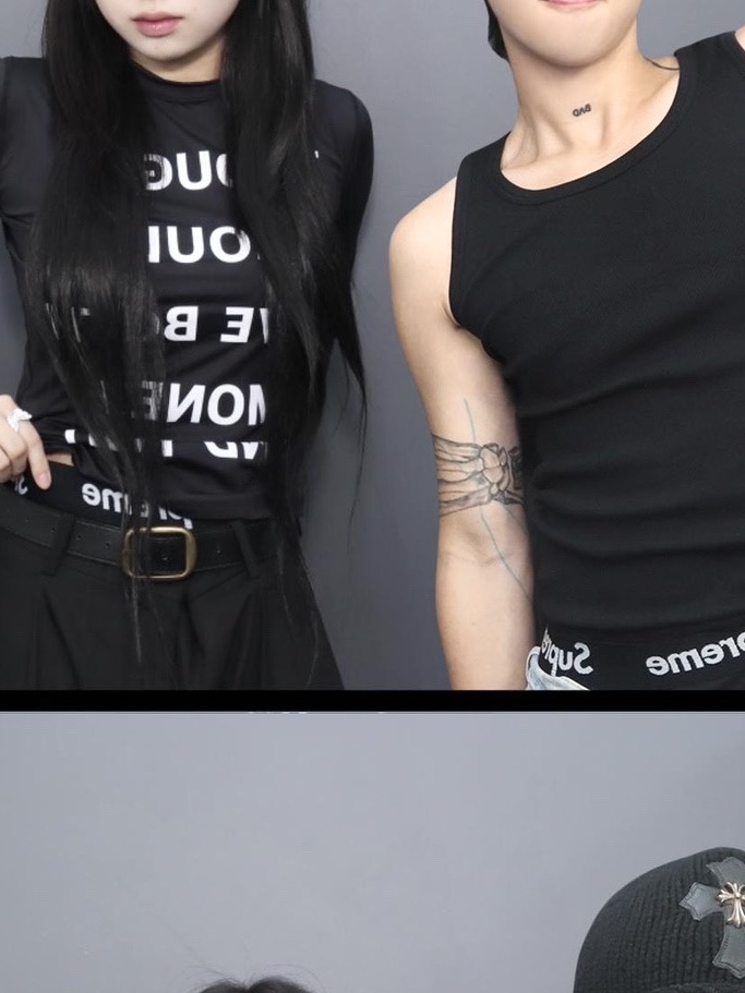 Supreme Hanes Boxer Briefs Black (4 Pack) 착용 스타일 - 2