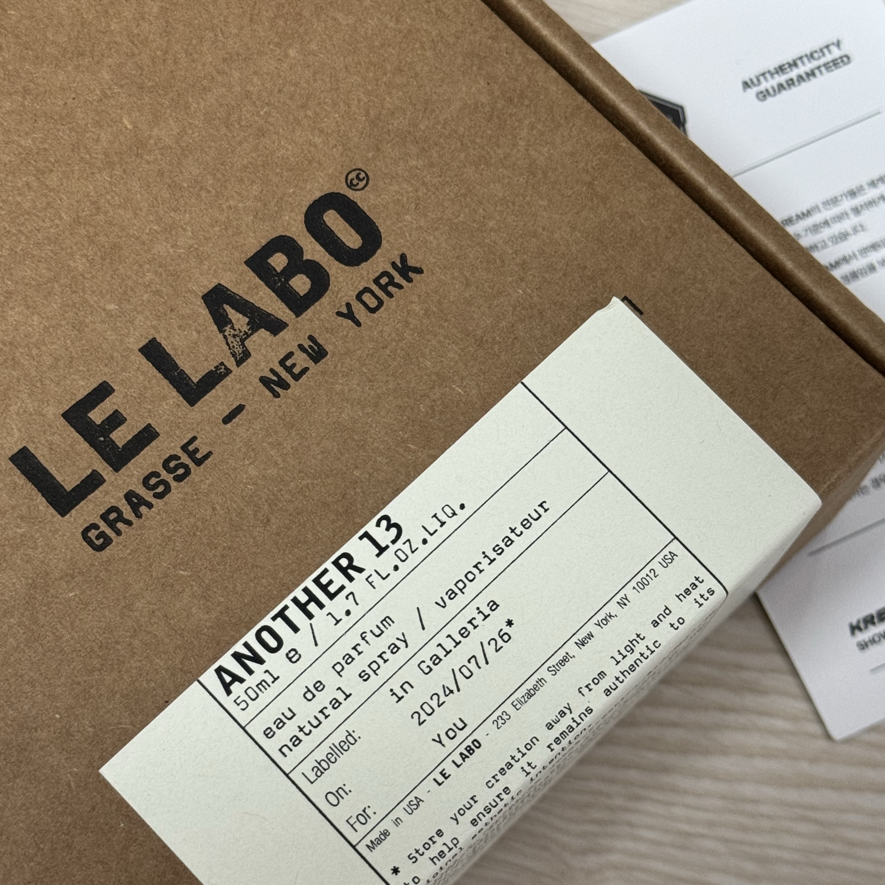 Le Labo Another 13 Eau De Parfum 50ml 착용 스타일 - 2