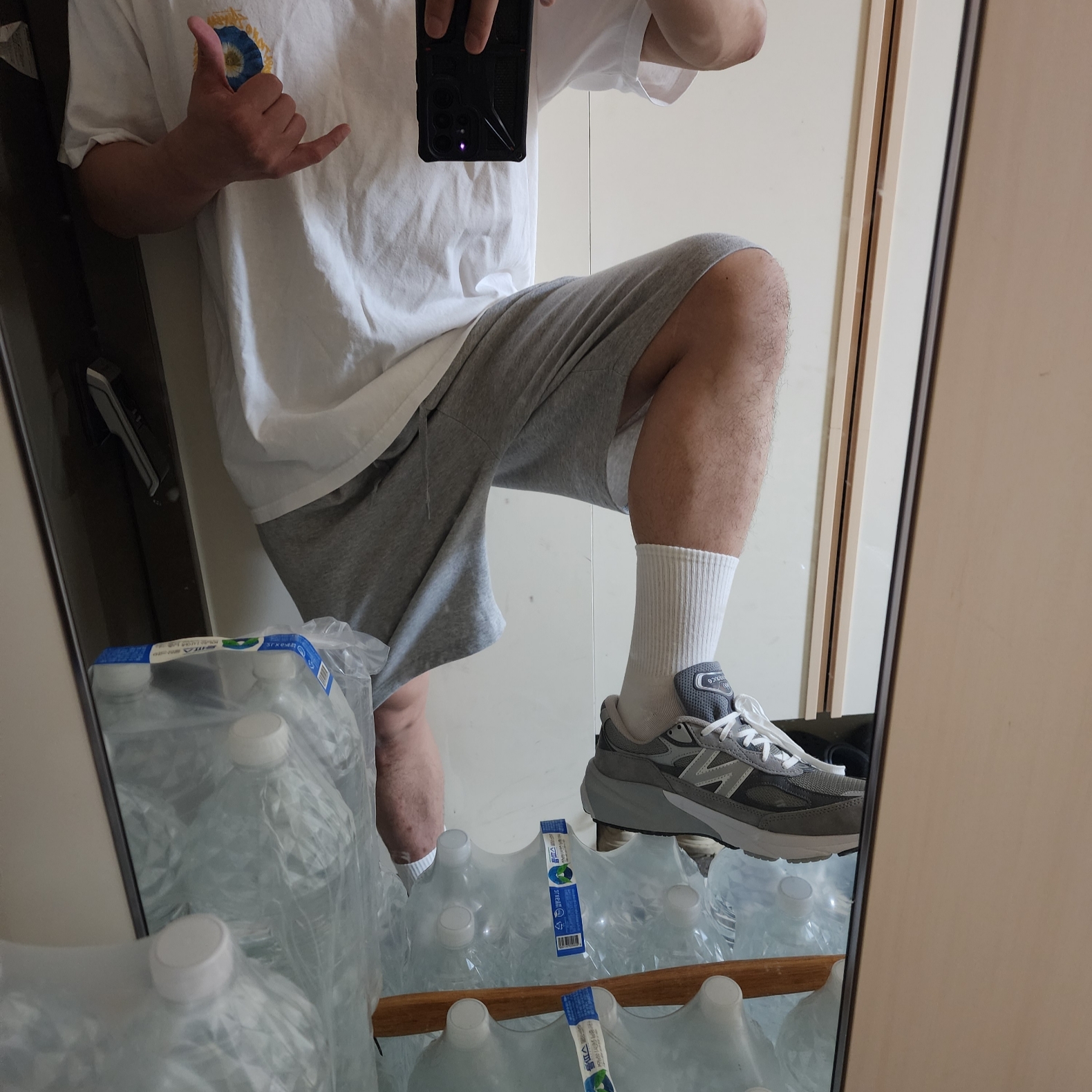 New Balance 990v6 Made in USA Grey - D Standard 착용 스타일