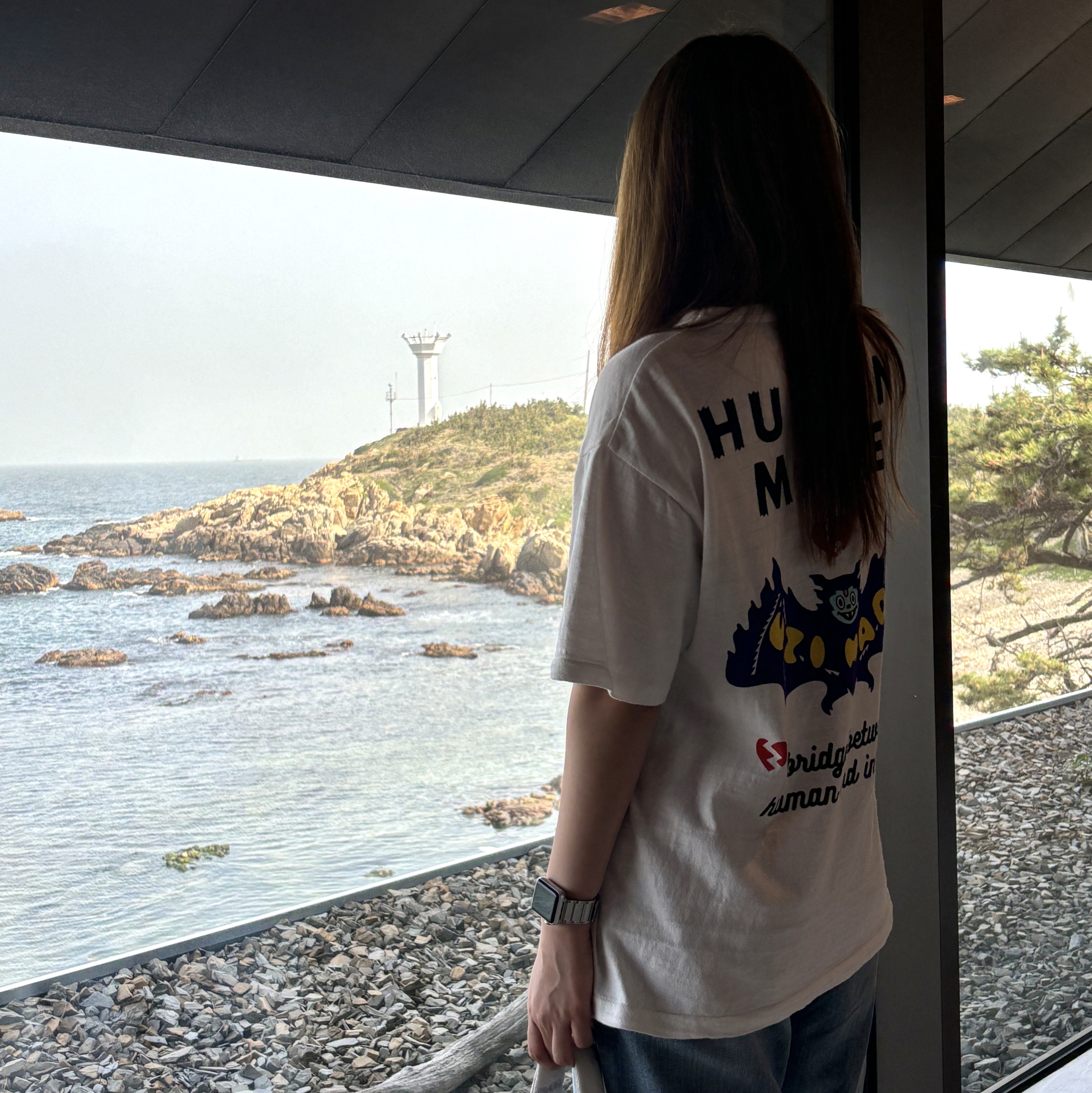 Human Made Uzi Made T-Shirt #1 White 착용 스타일