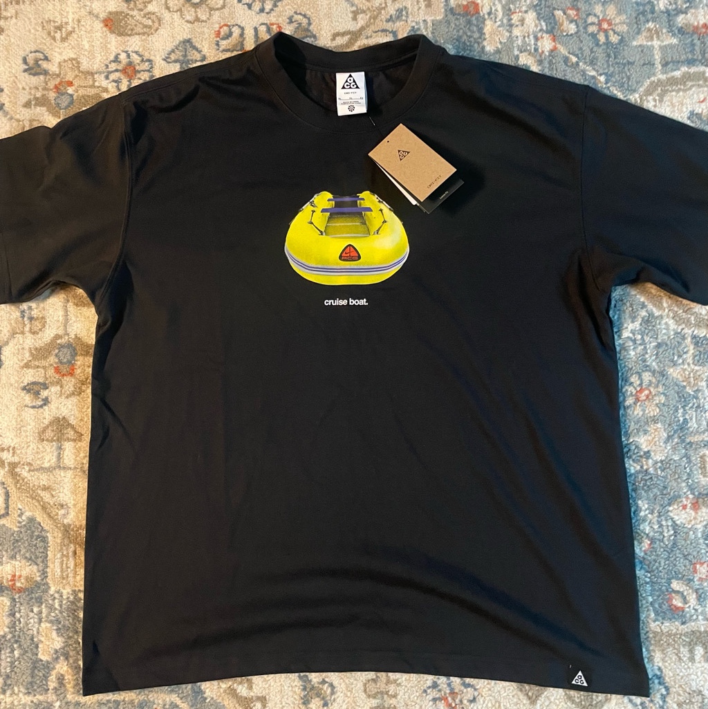 Nike ACG Dri-Fit Cruise Boat T-Shirt Black - Asia 착용 스타일 - 1