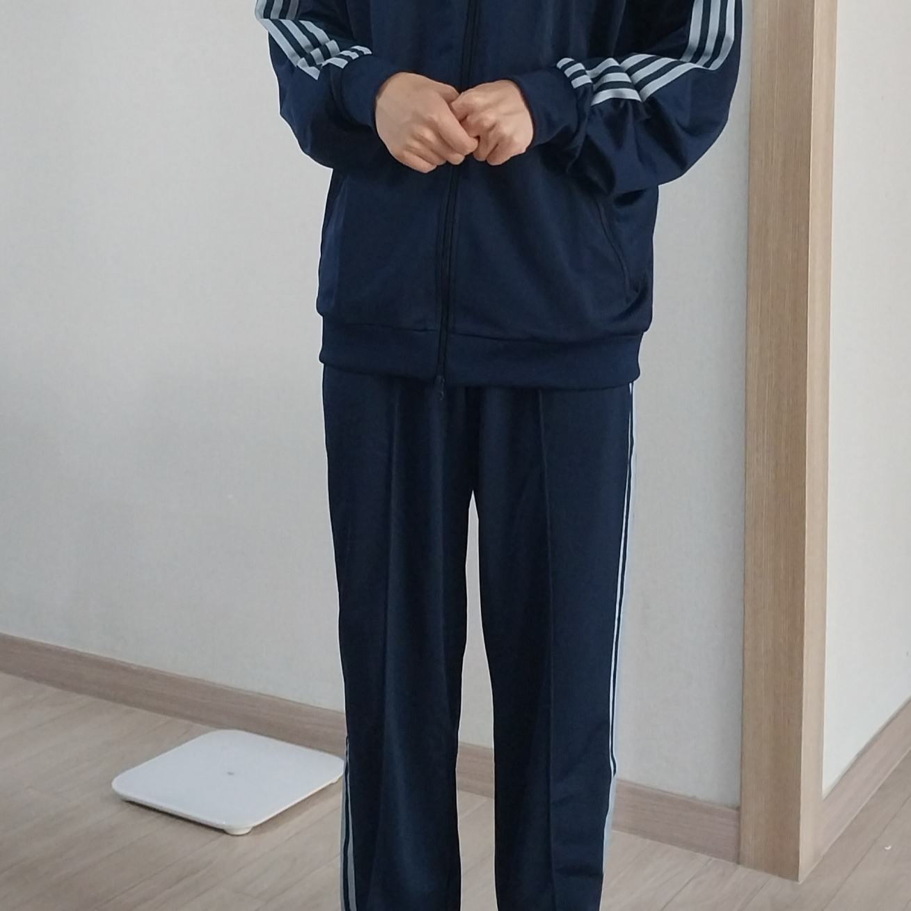 Adidas Originals Beckenbauer Track Jacket Night Indigo - KR Sizing 착용 스타일