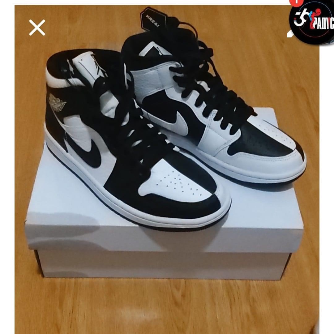 (W) Jordan 1 Mid SE Black White 착용 스타일