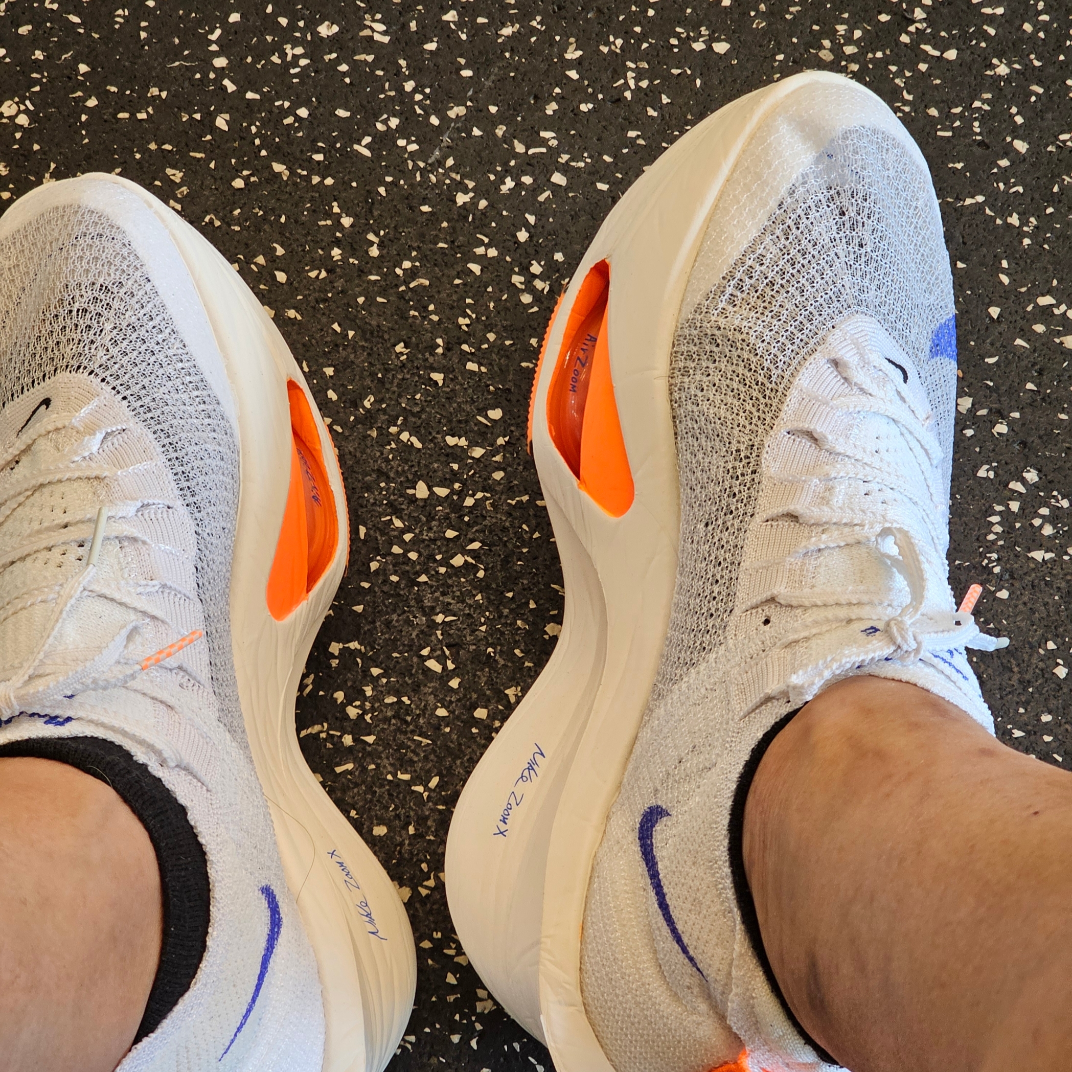 Nike Air Zoom Alphafly Next% 3 Blueprint 착용 스타일