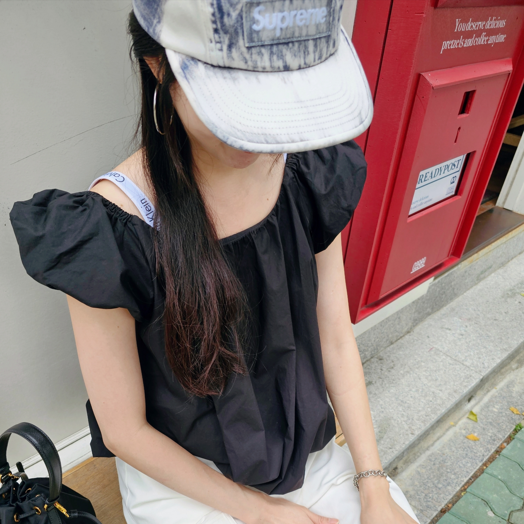 (W) Nike Air Max Koko Sandal Sail 착용 스타일 - 2
