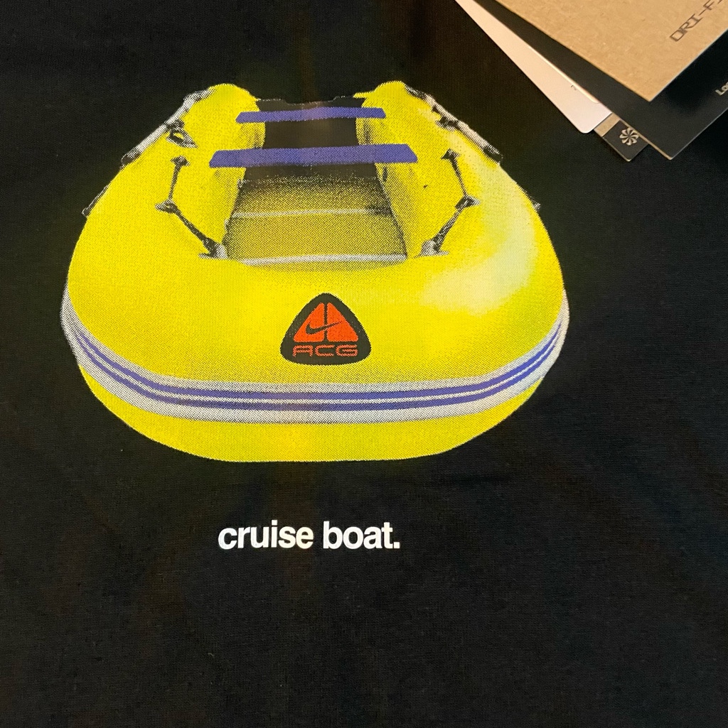 Nike ACG Dri-Fit Cruise Boat T-Shirt Black - Asia 착용 스타일 - 3