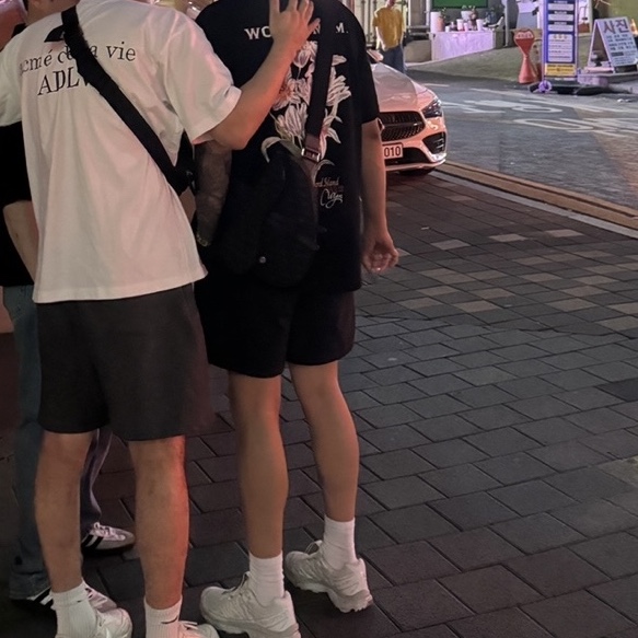 Salomon XT-6 ADV White, Wooyoungmi Flower Back Logo T-Shirt Black - 24SS 착용 스타일