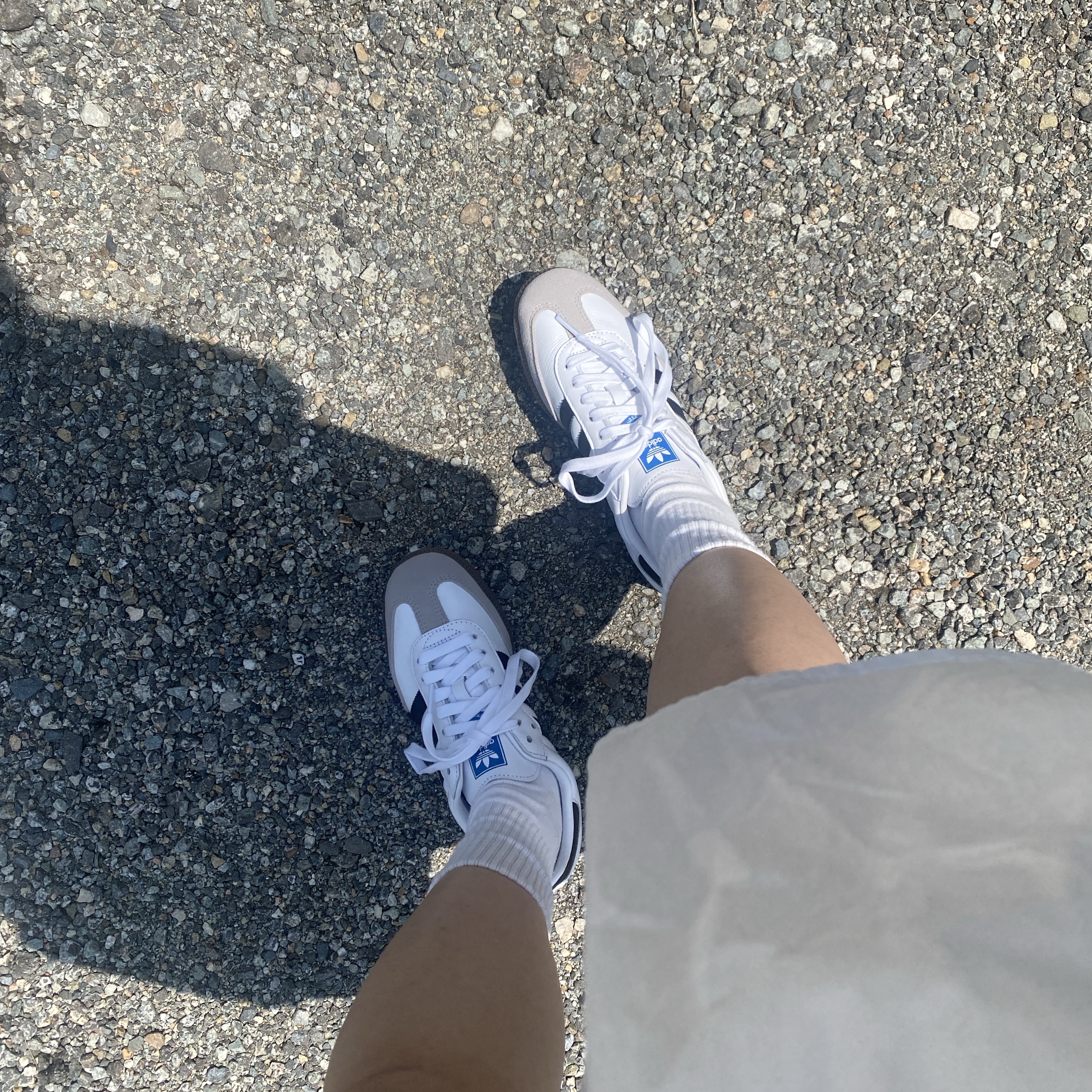 Adidas Samba OG Cloud White 착용 스타일