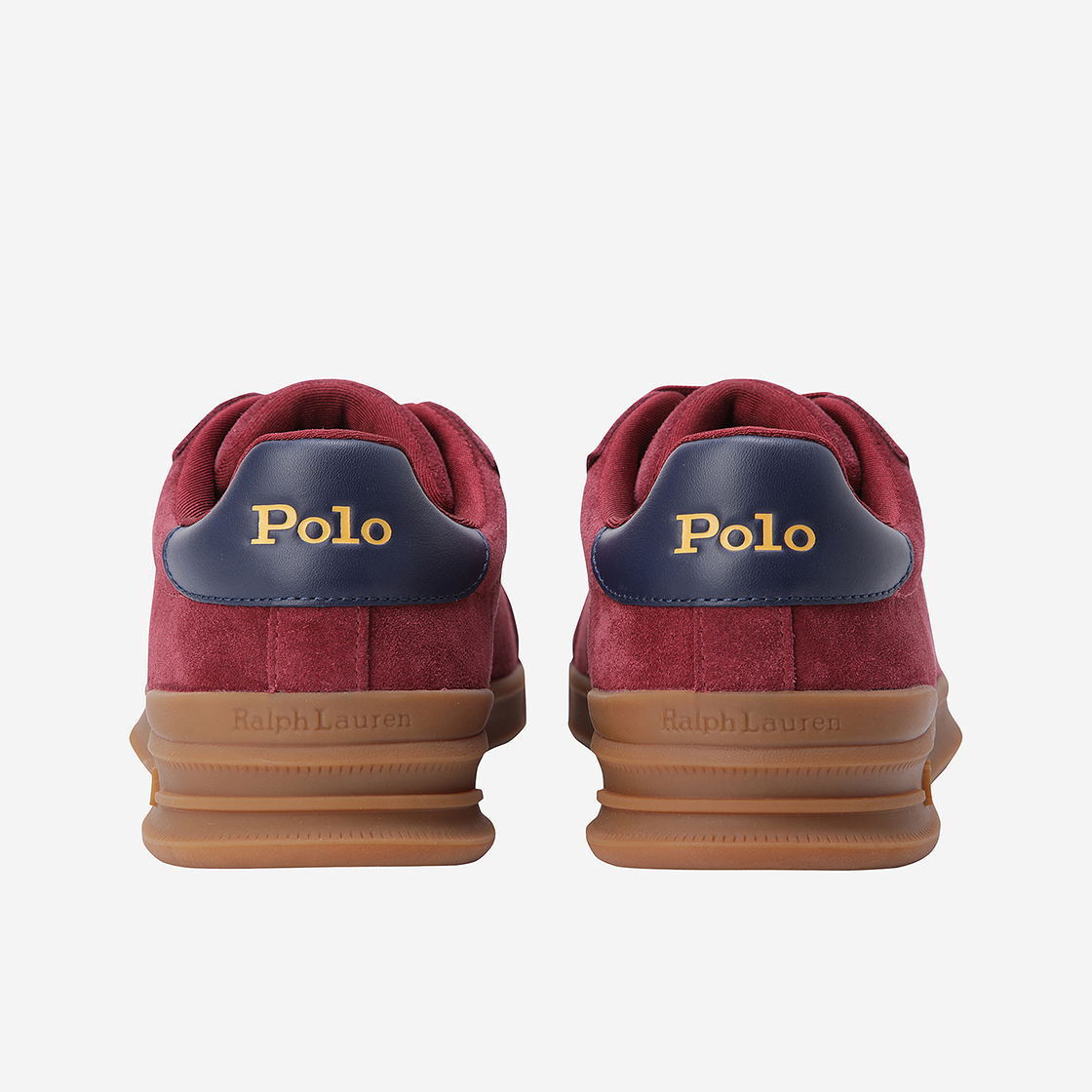 ★ラルフ ローレン★Heritage Court II Suede★Wine Gold 폴로 랄프 로렌 헤리티지 코트 II 스웨이드 스니커즈 와인 골드