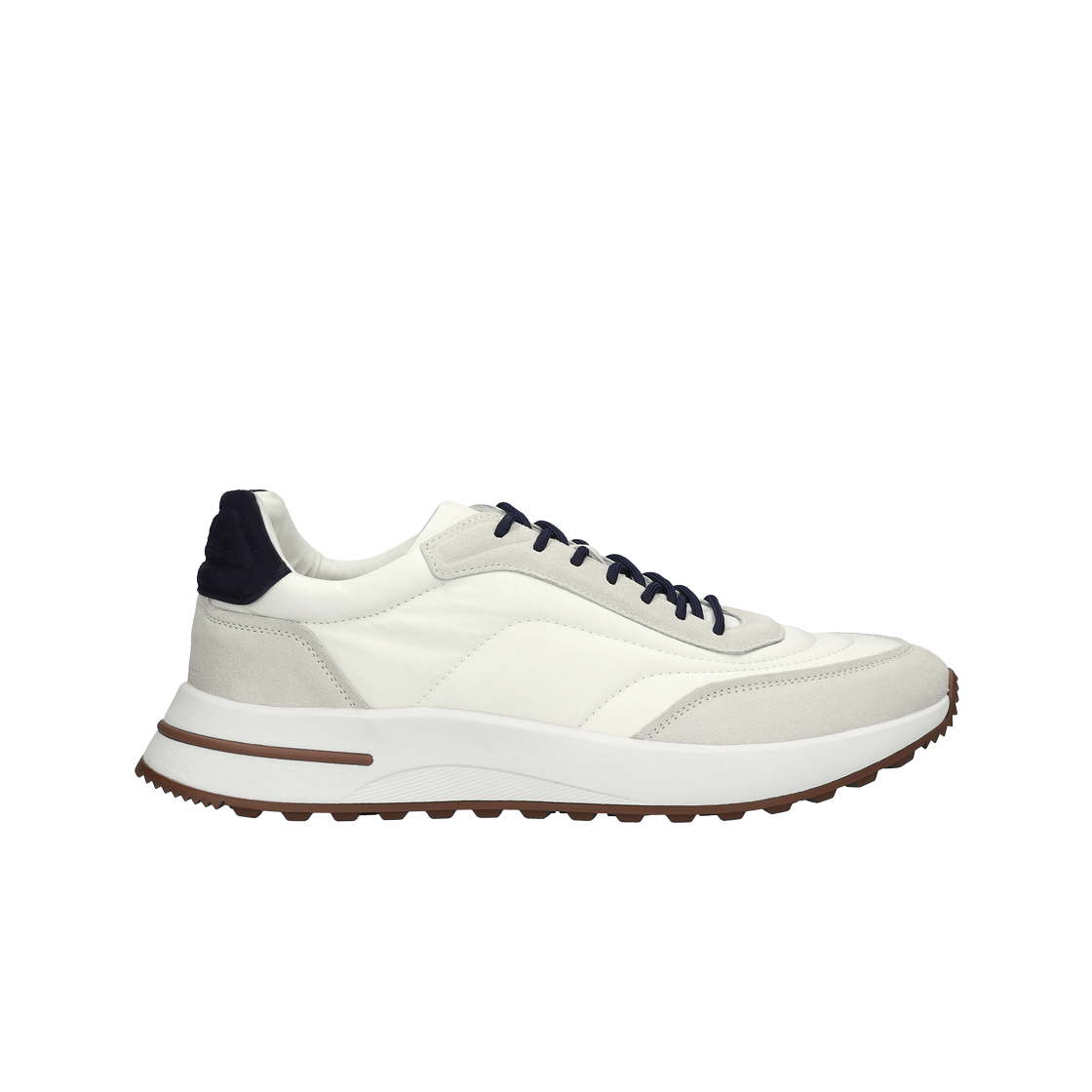 FAM1719-1000/FAP9780-1000 Loro Piana Week-End Walk Sneakers Microfiber Storm System White