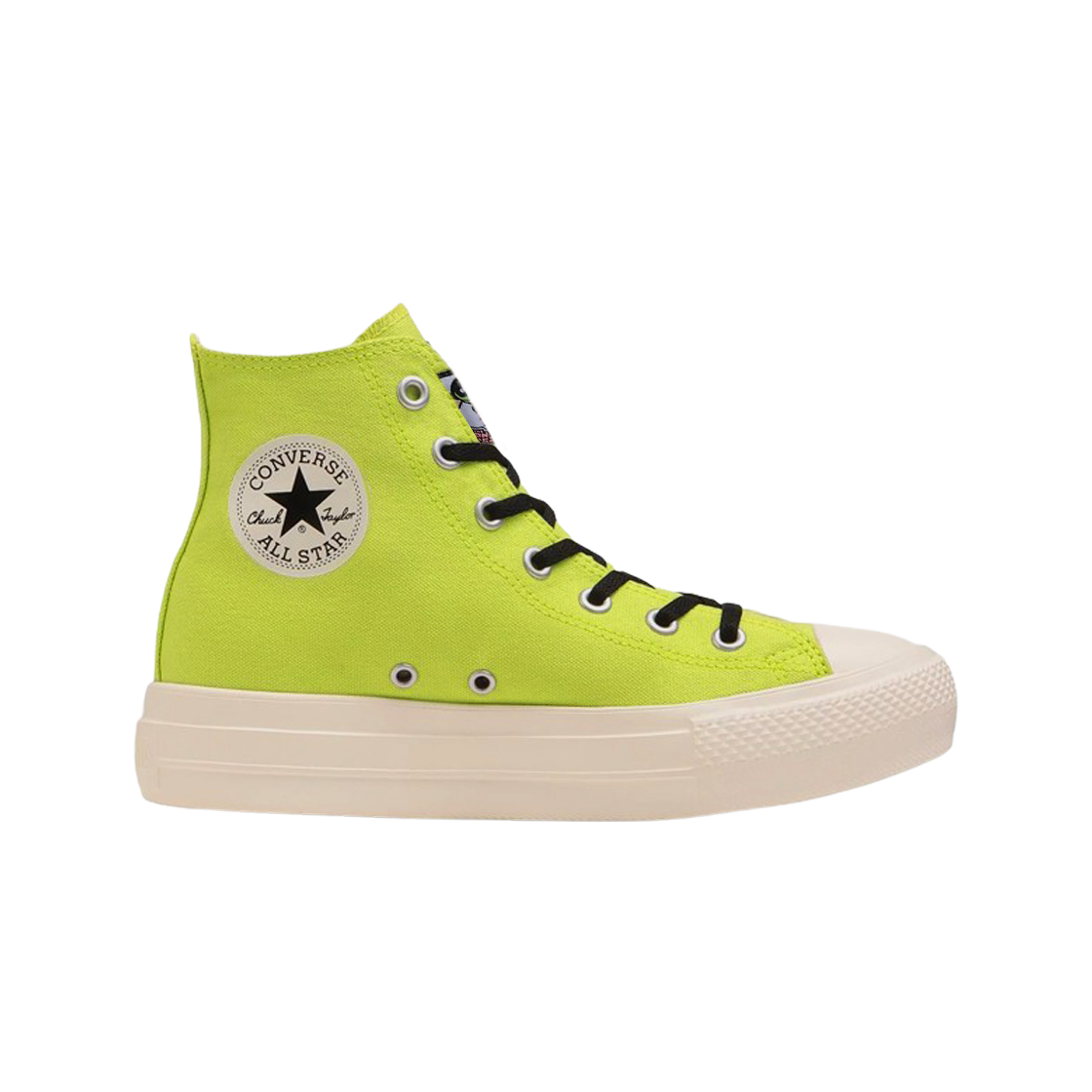 (W) 컨버스 x 파워퍼프걸 척 테일러 올스타 라이트 PLTS 하이 버터컵((W) Converse x The Powerpuff Girls Chuck Taylor All Star Light PLTS Hi Buttercup) - 1