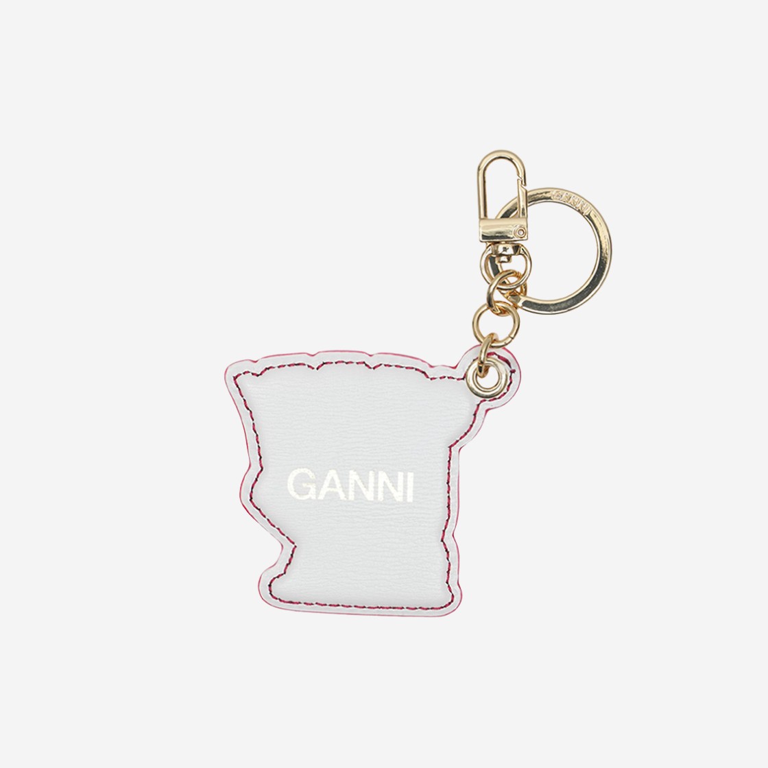 (W) Ganni Kitten Keychain Egret 상세 이미지 2