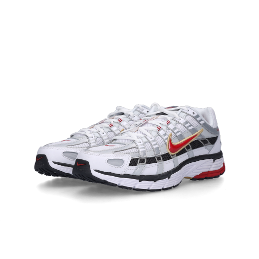 Nike P-6000 White Varsity Red