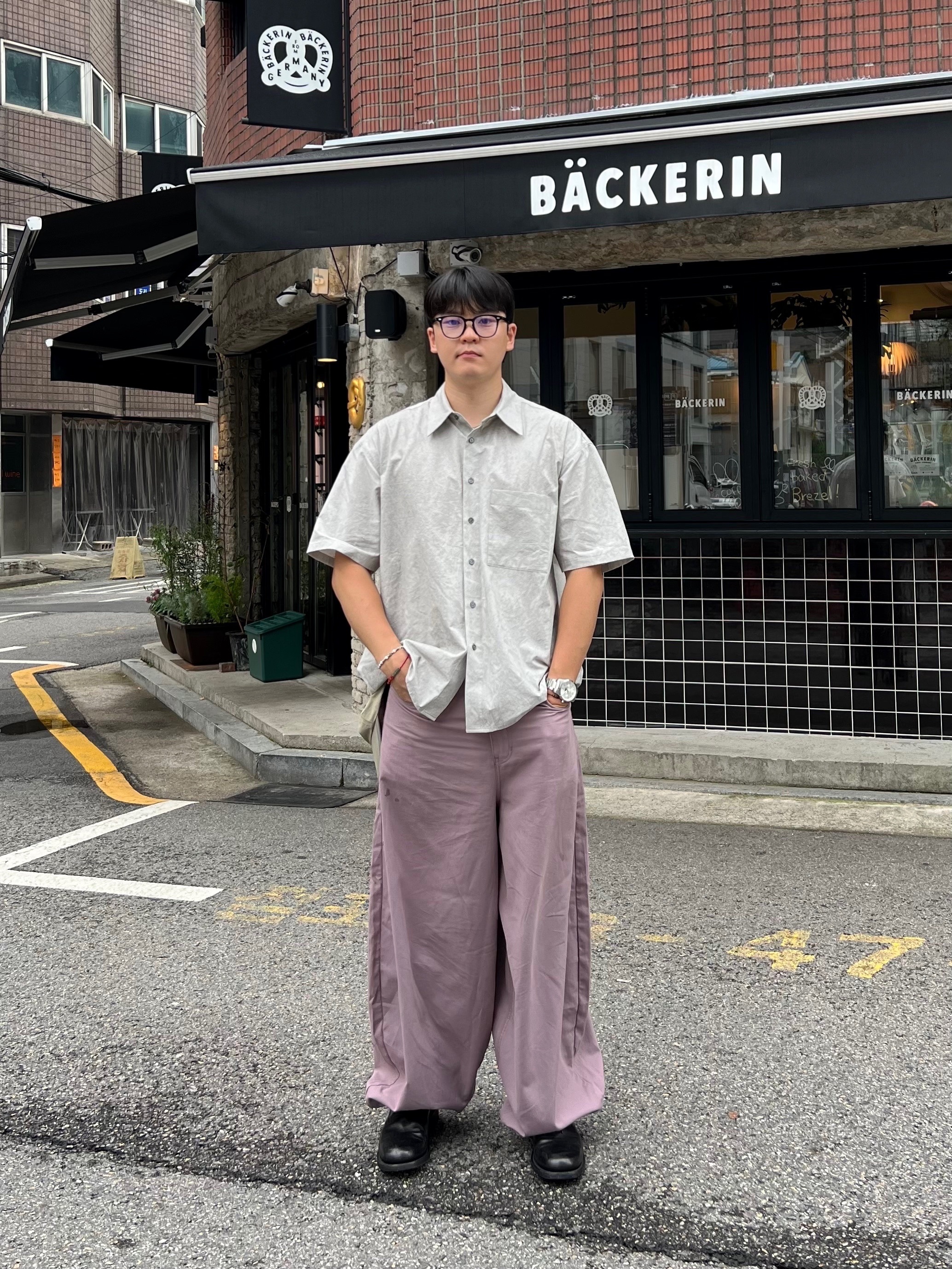 Kinchi Grainy - 547 (a) Vibram Black 착용 스타일 - 2