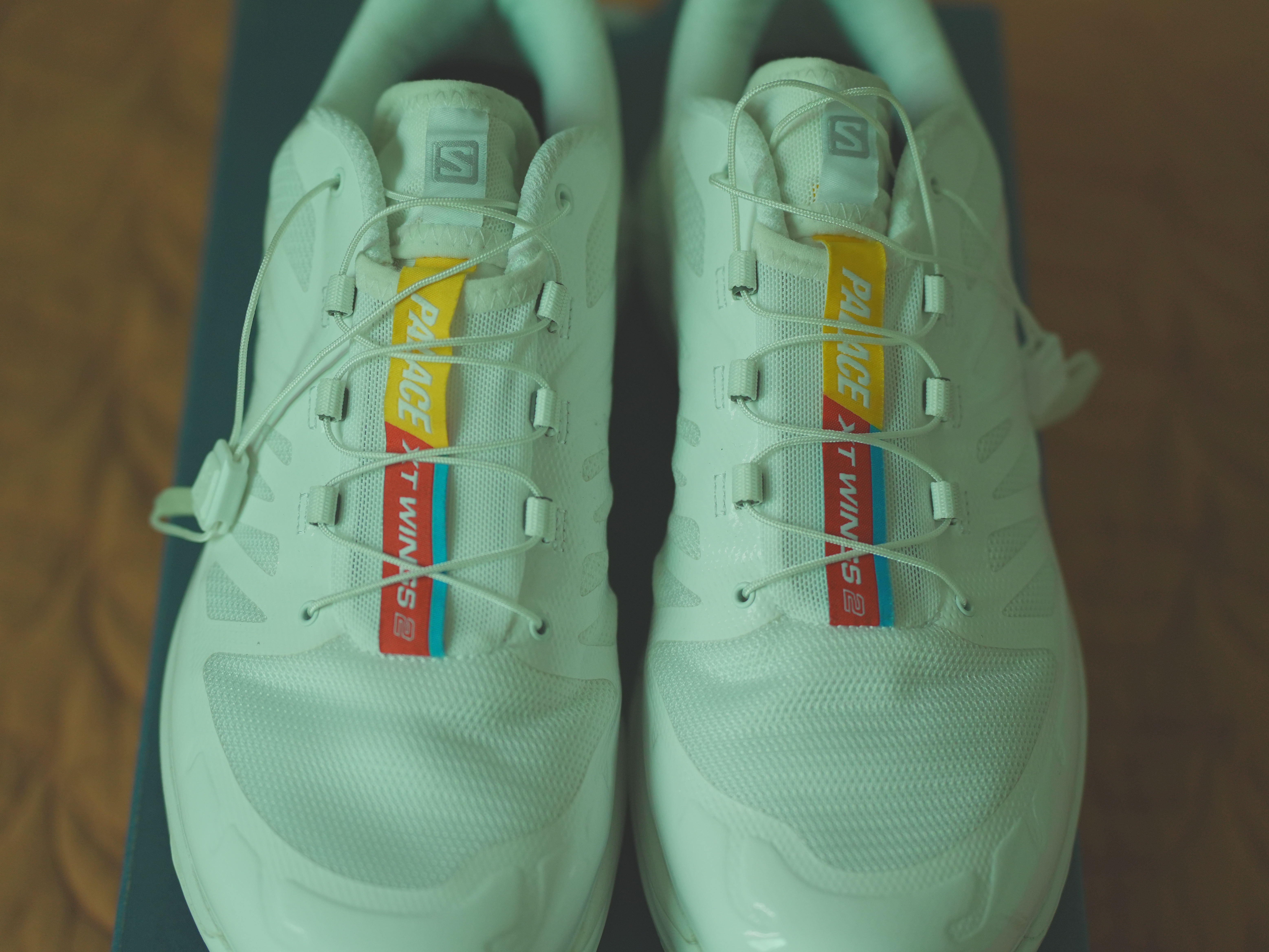 Salomon x Palace XT-Wings 2 White 착용 스타일 - 5