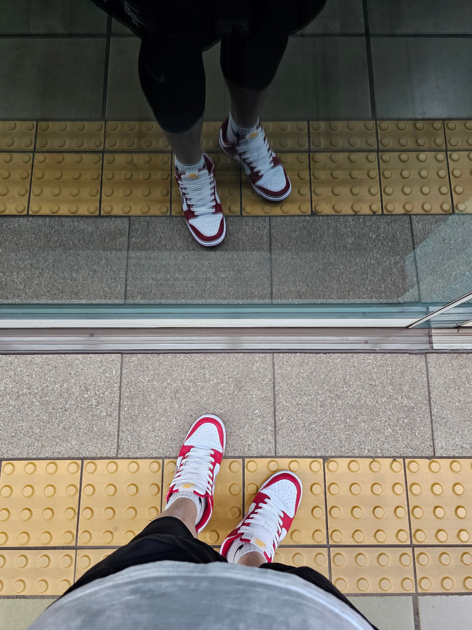 Nike Dunk Low Retro Gym Red 착용 스타일 - 1