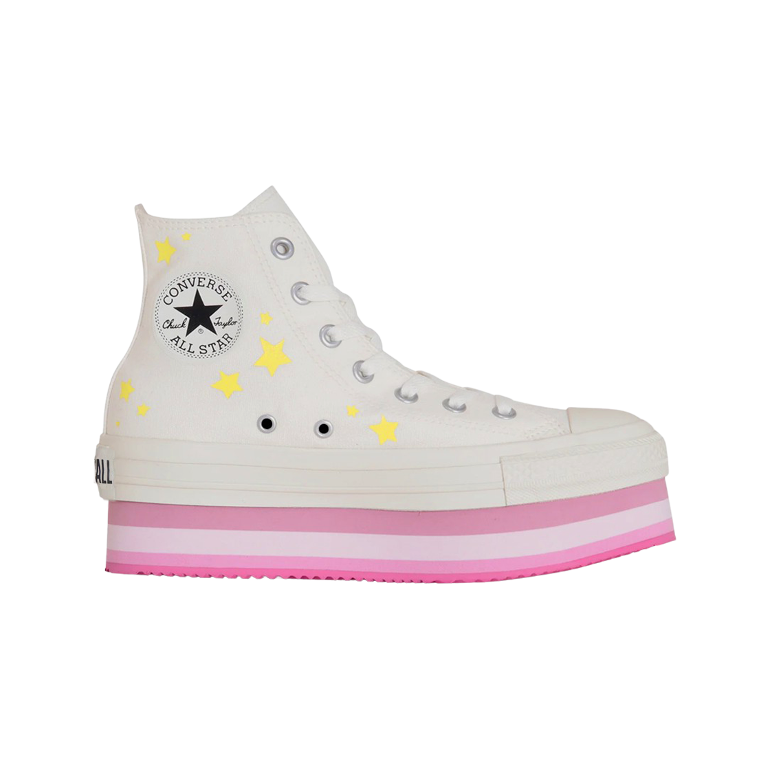 31312820 (W) Converse x The Powerpuff Girls Chuck Taylor All Star Chunkyline Hi White