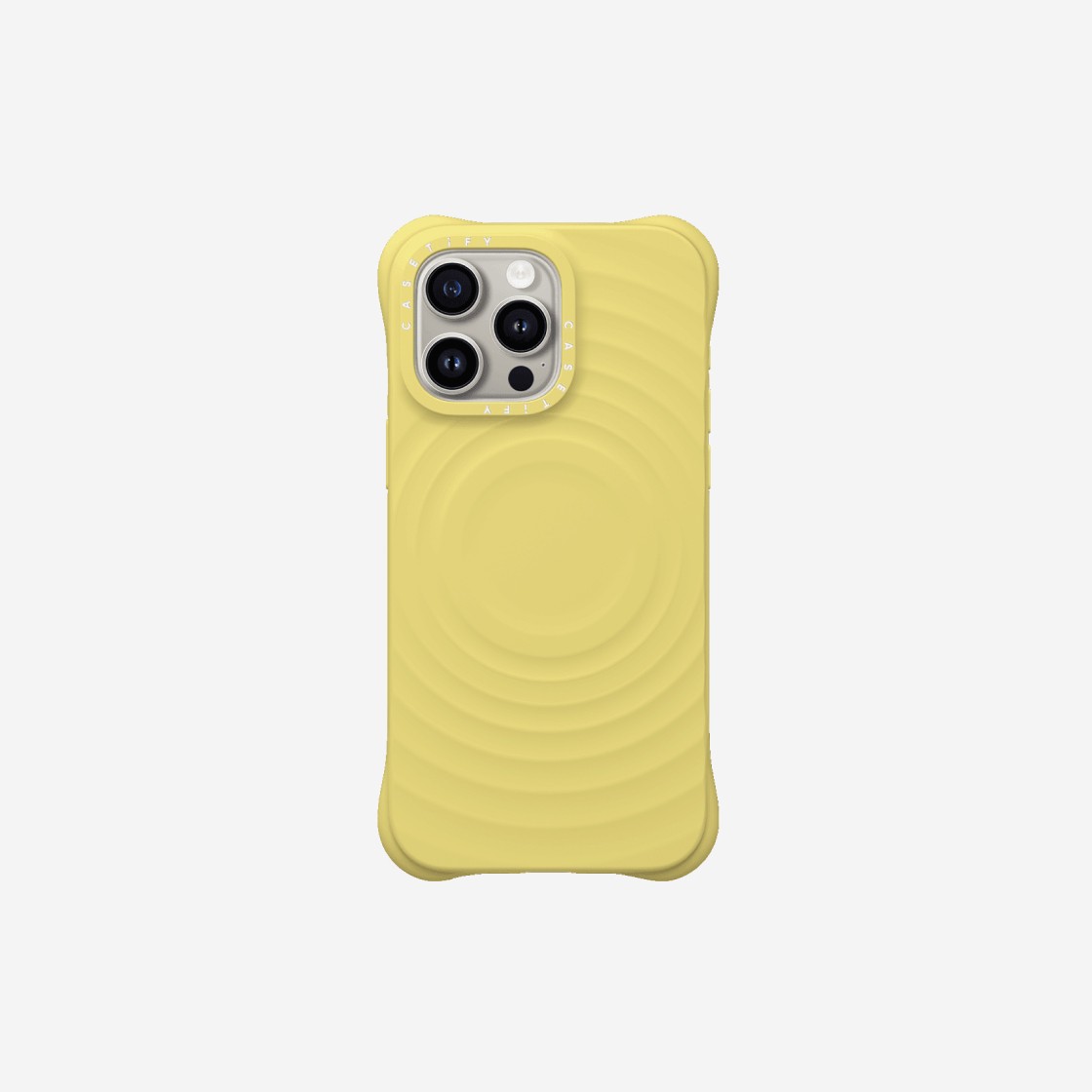 Casetify iPhone Magsafe Ripple Case Buttercream Yellow 상세 이미지 1