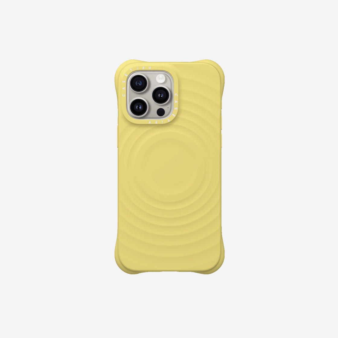 Casetify iPhone Magsafe Ripple Case Buttercream Yellow 상세 이미지 2