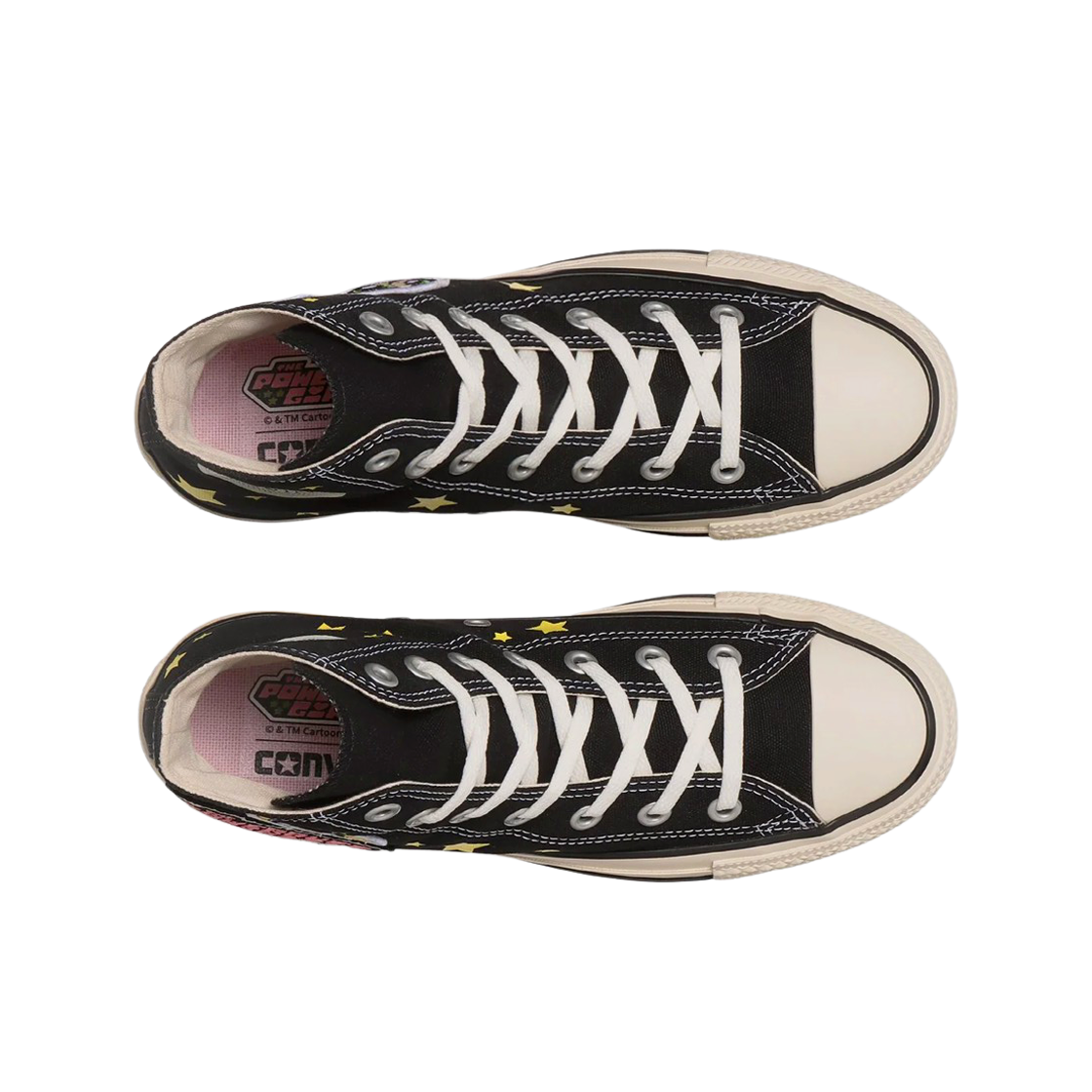 (W) 컨버스 x 파워퍼프걸 척 테일러 올스타 청키라인 하이 블랙((W) Converse x The Powerpuff Girls Chuck Taylor All Star Chunkyline Hi Black) - 3
