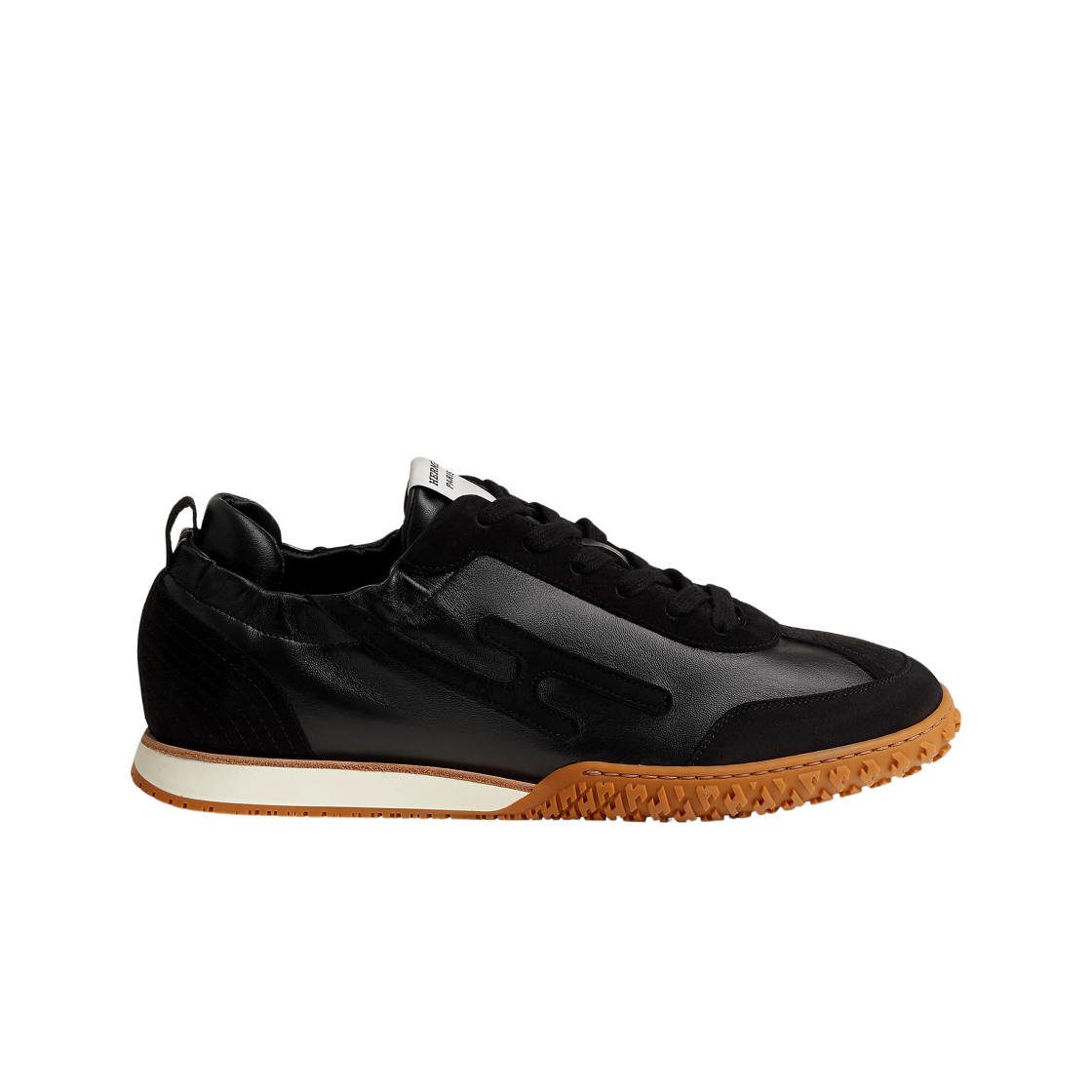 H242924ZH01 Hermes Jet Sneakers Nappa Suede Goatskin & Noir